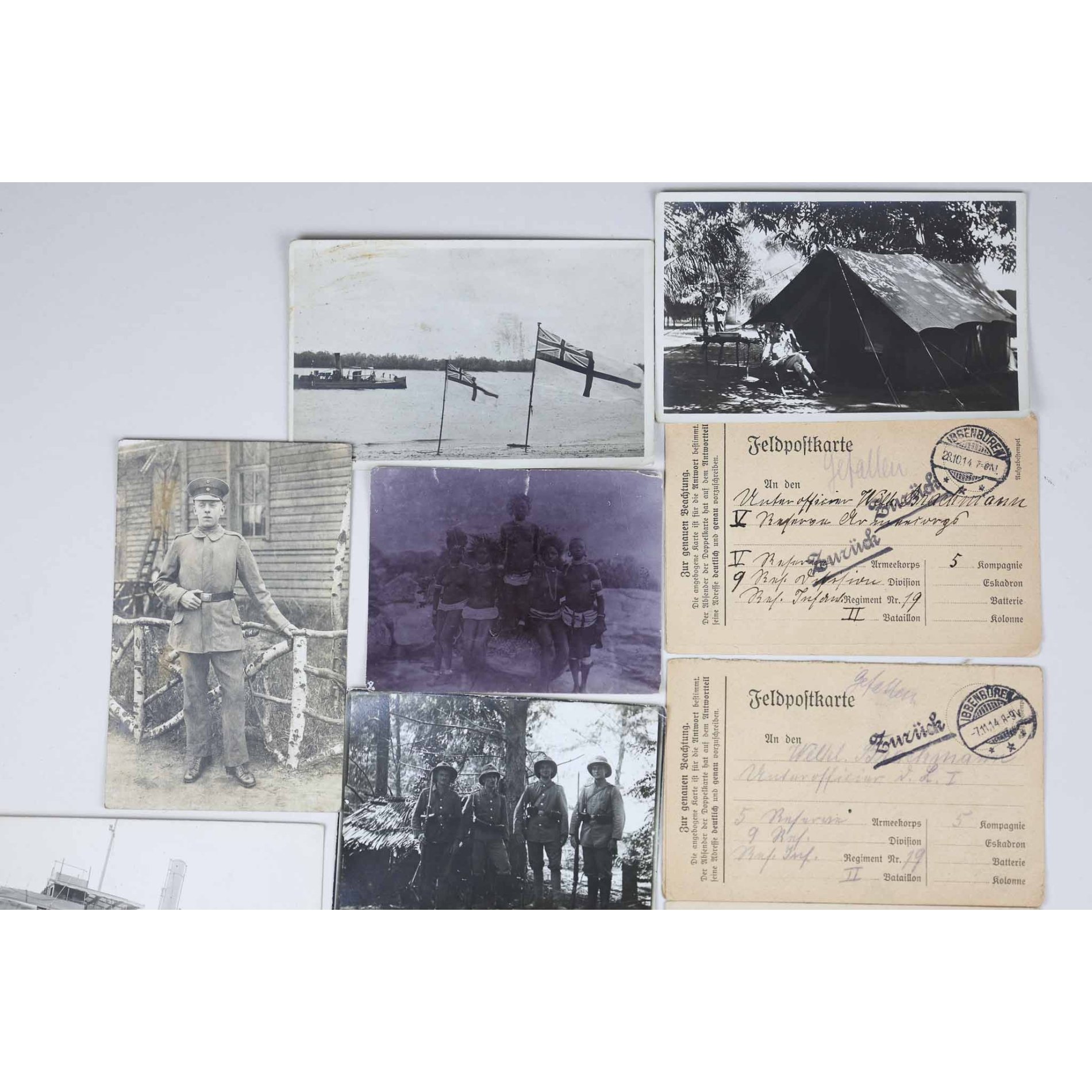 1.Weltkrieg Foto Konvolut Kolonialzeit mit Postkarten — image 3
