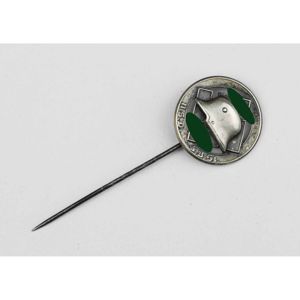 Mitgliedsabzeichen an langer Nadel 'National Sozialistische Deutscher Frontkämpferbund Stahlhelm'