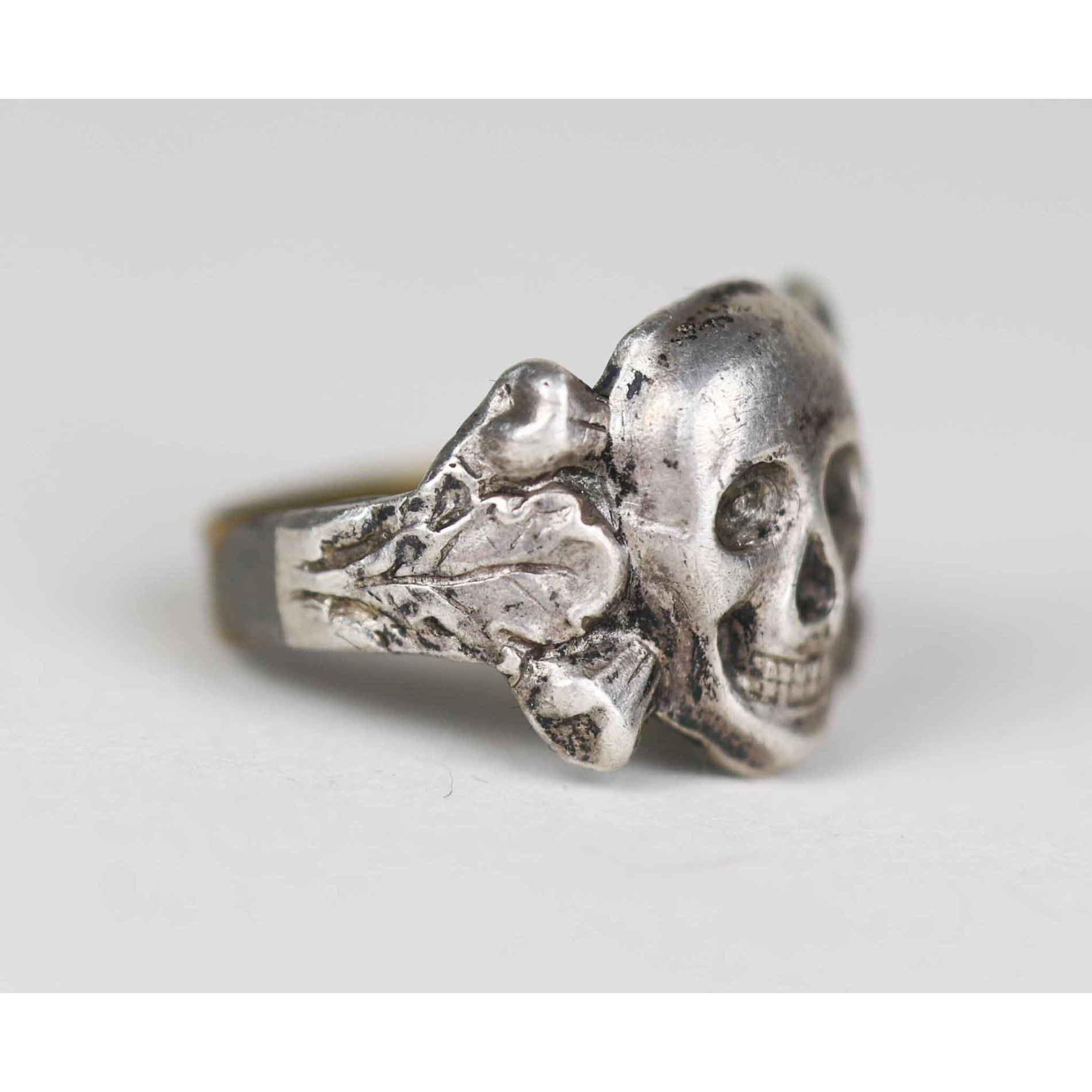 2.Weltkrieg Totenkopfring Kantinenring — image 3