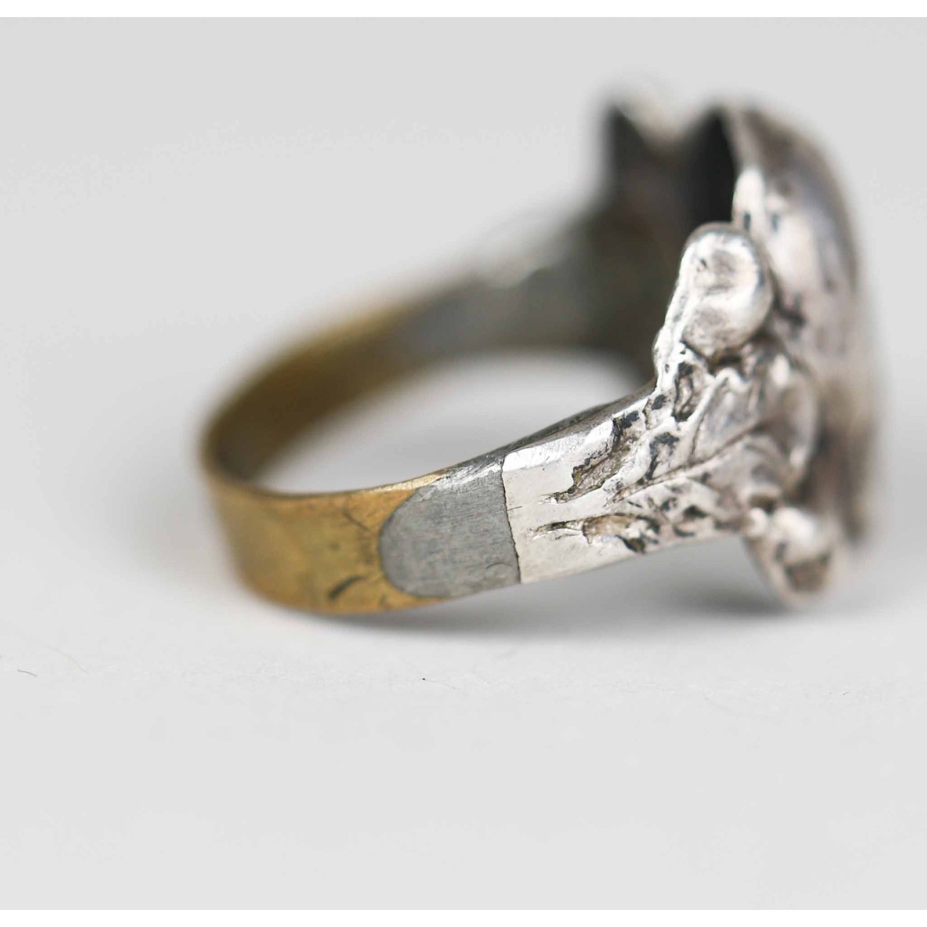 2.Weltkrieg Totenkopfring Kantinenring — image 7