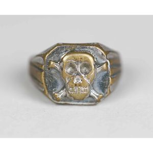 2.Weltkrieg Totenkopfring Kantinenring