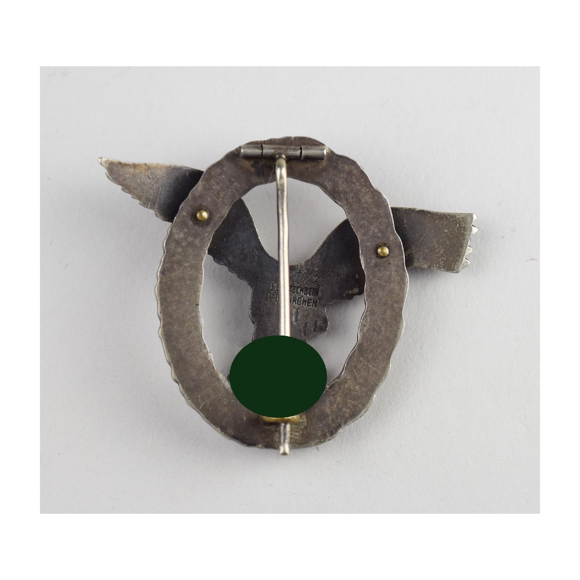 Flugzeugführerabzeichen Der Luftwaffe Herst. J. Deutschbein, Euskirchen, Extrem Selten! — image 4