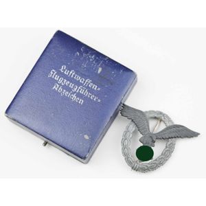 Luftwaffe Flugzeugführerabzeichen im Etui 'A' Assmann