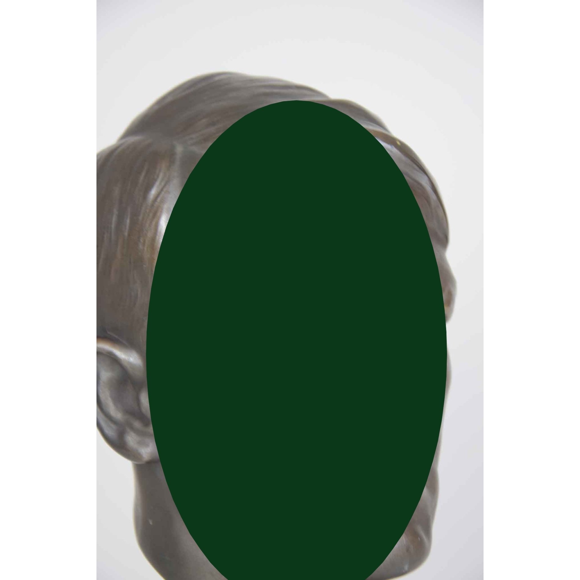 Große Führerbüste auf Marmorsockel Herst. H.B — image 5