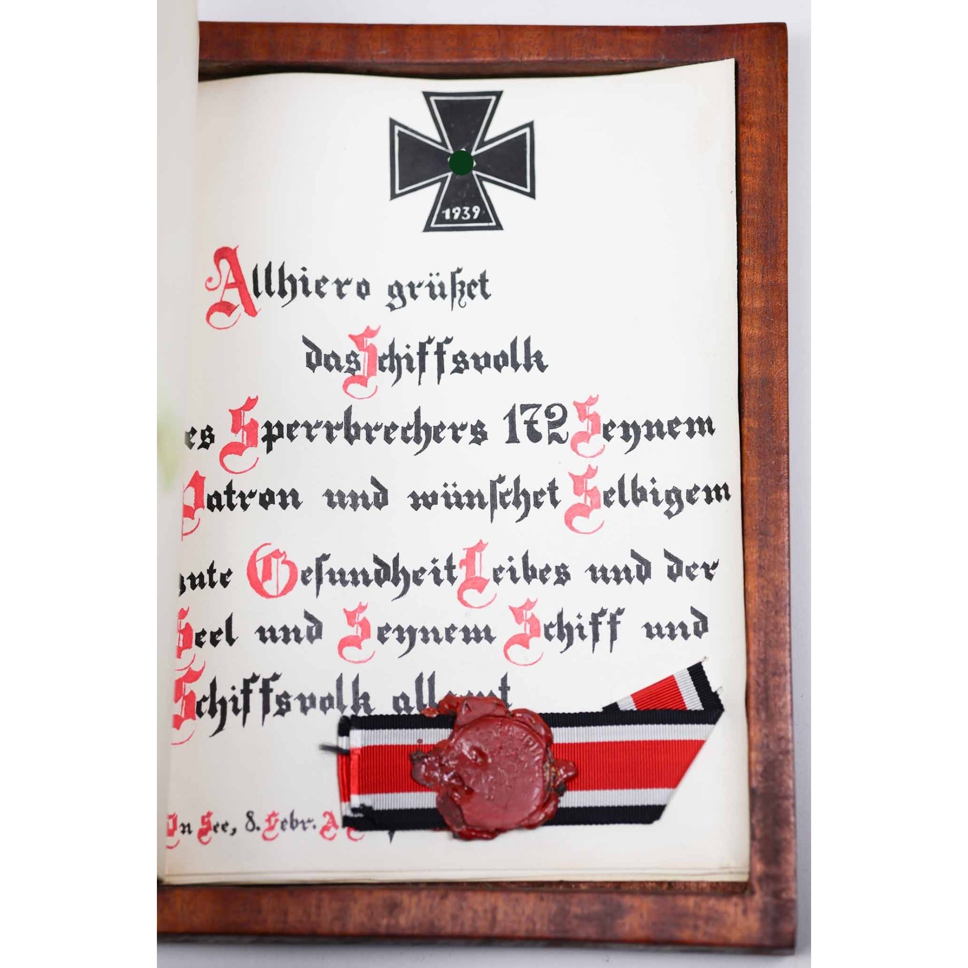 Kriegsmarine Nachlass 'Alfred Loch' 1944 Kommandant Speerbrecher 172 — image 23