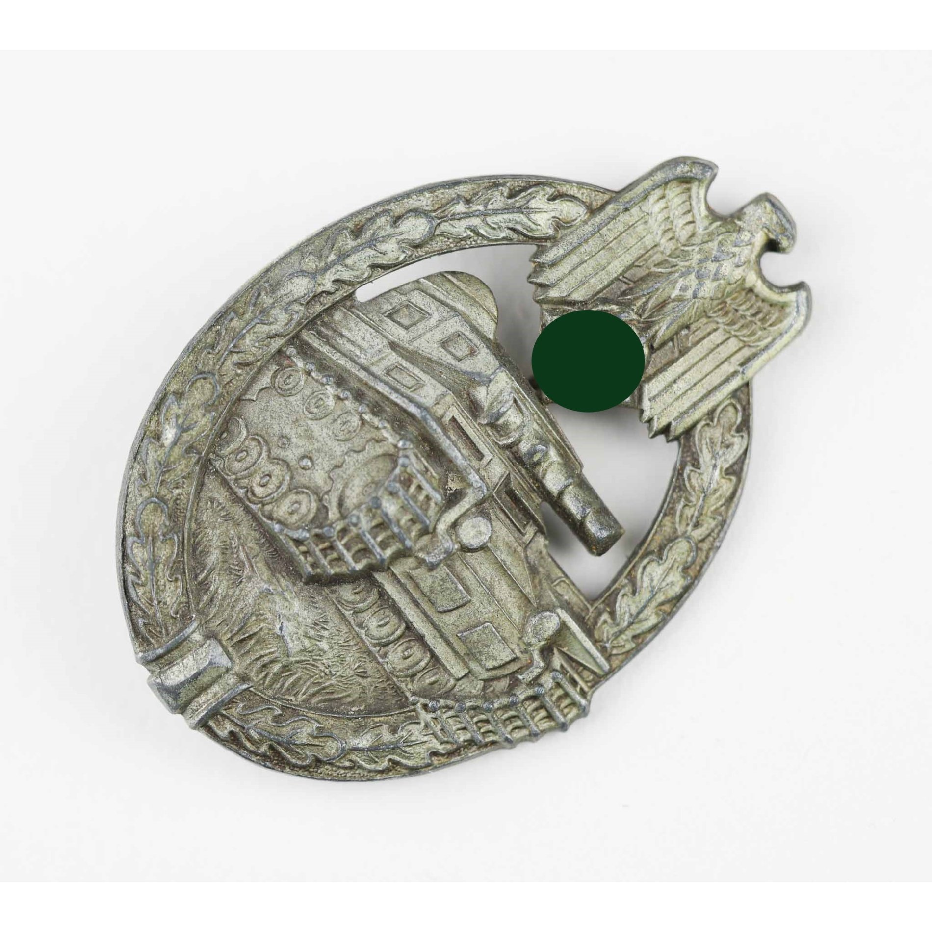 Panzerkampfabzeichen in Bronze Hersteller 'HA' Hermann Aurich — image 3