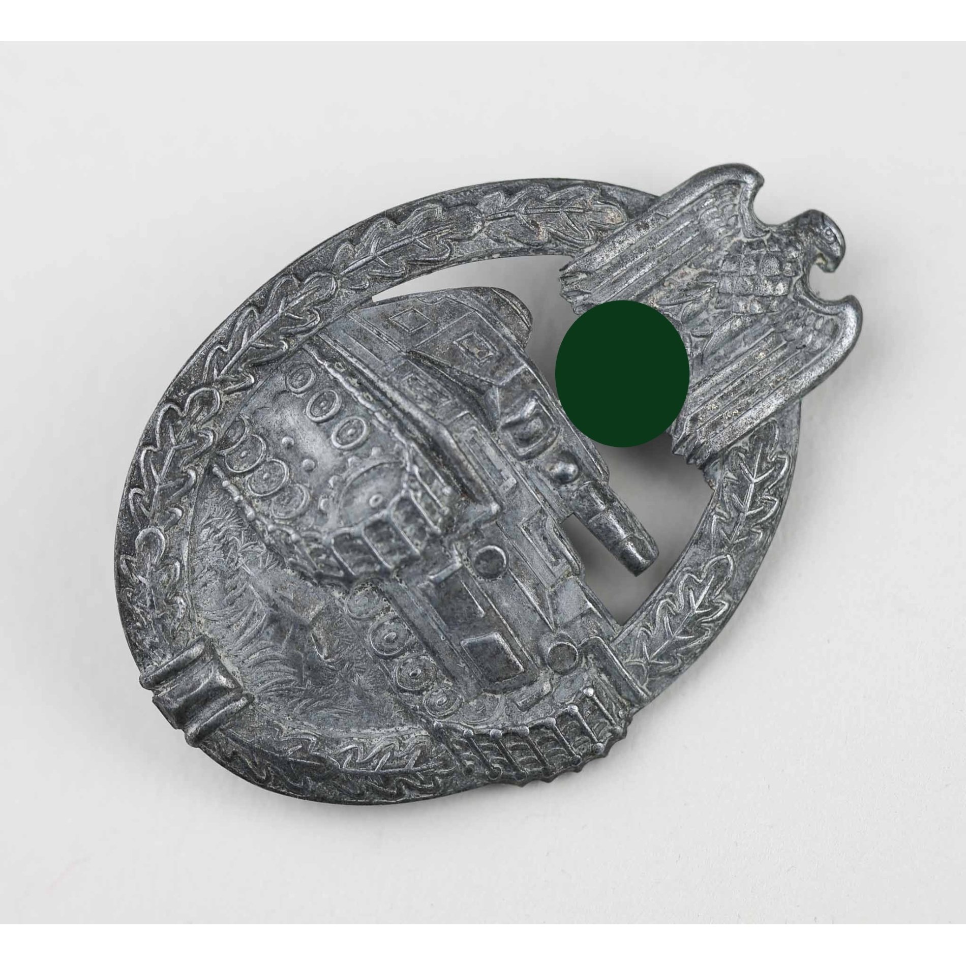 Panzerkampfabzeichen in Silber sog. 7 Wheeler 'cut out' Variante, selten! — image 2