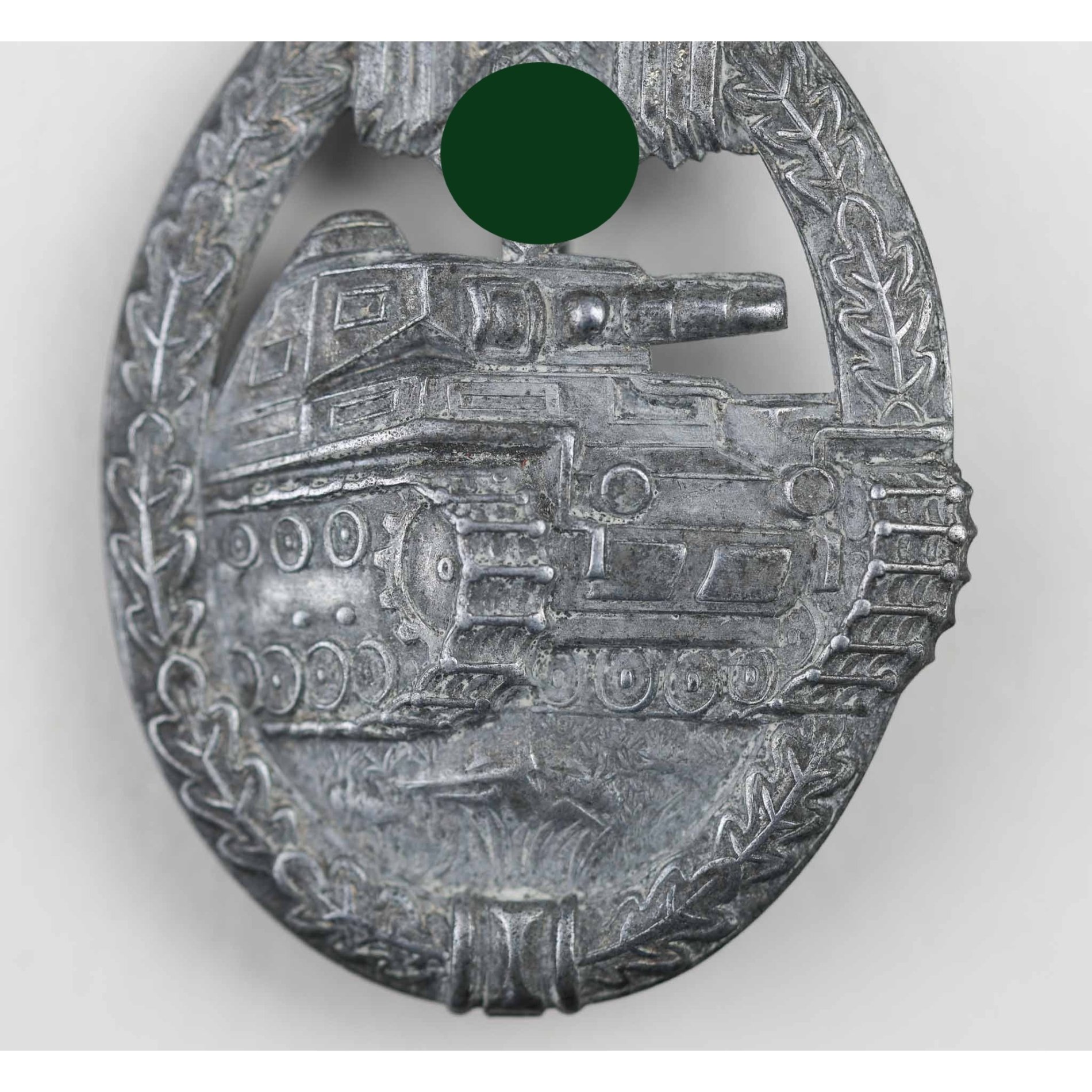 Panzerkampfabzeichen in Silber sog. 7 Wheeler 'cut out' Variante, selten! — image 3