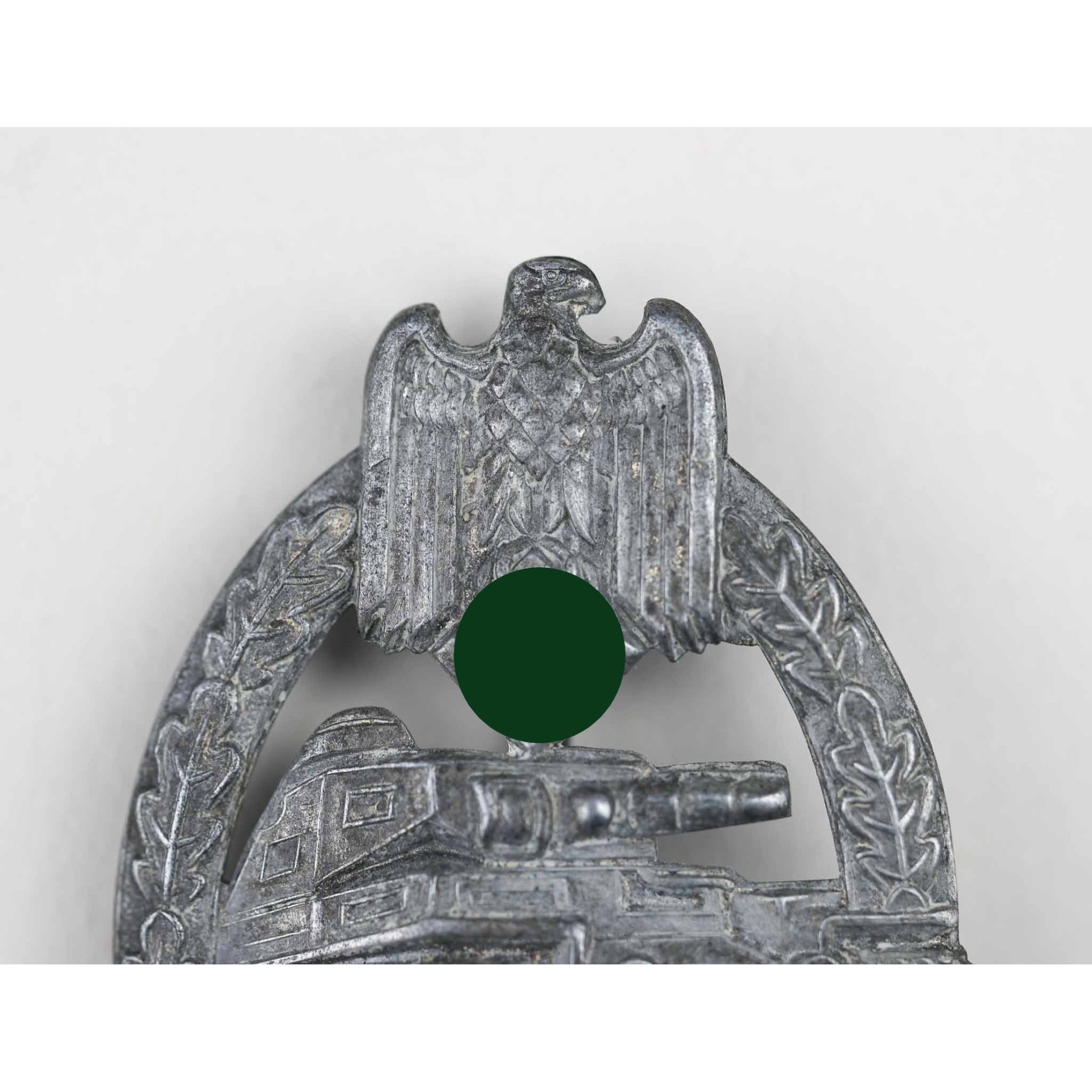 Panzerkampfabzeichen in Silber sog. 7 Wheeler 'cut out' Variante, selten! — image 4
