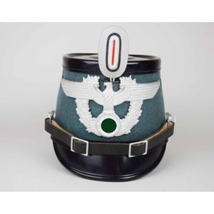 2.Weltkrieg Polizei Tschako für Mannschaften und Schutzpolizei