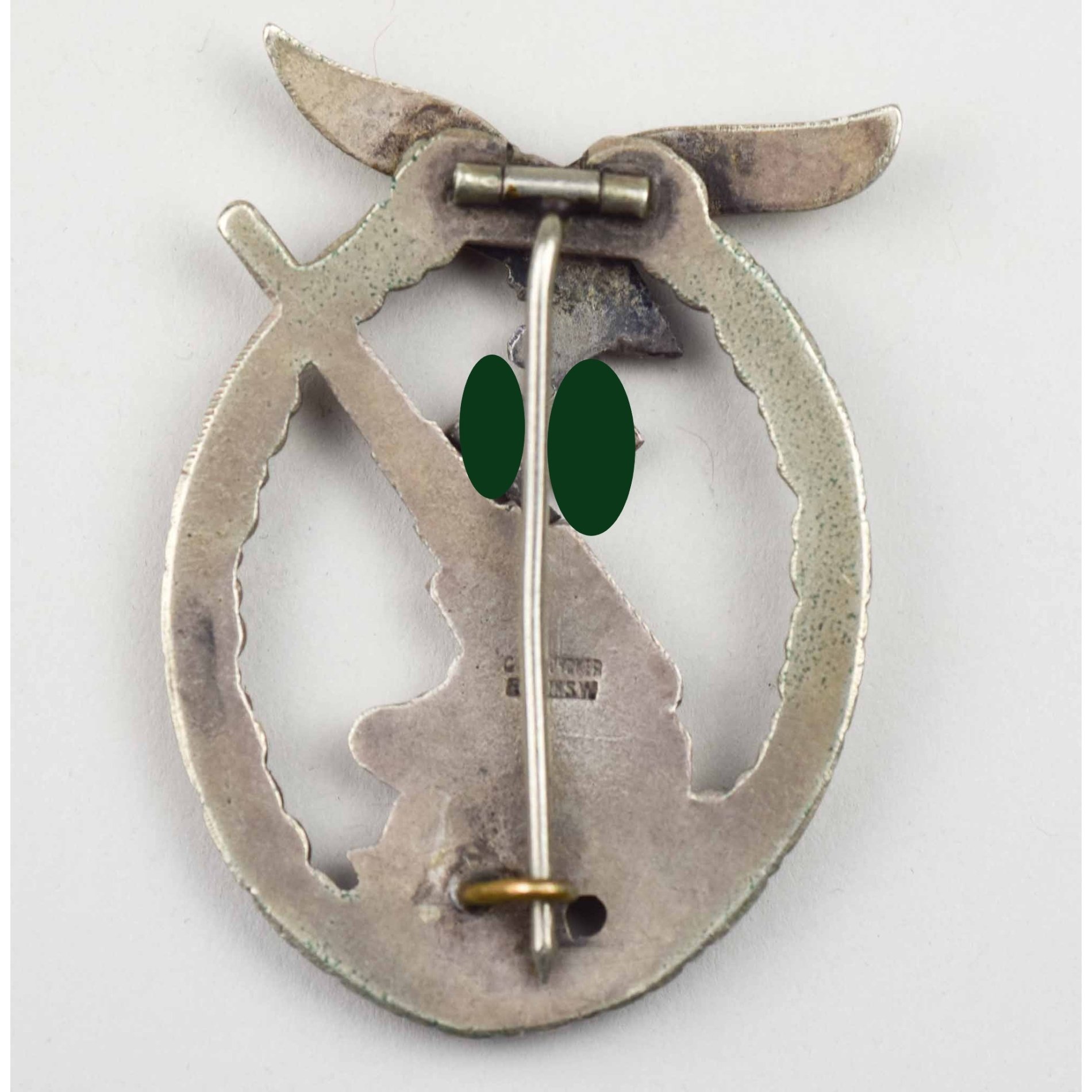 Flakkampfabzeichen der Luftwaffe Herst. C.E Juncker Berlin — image 3