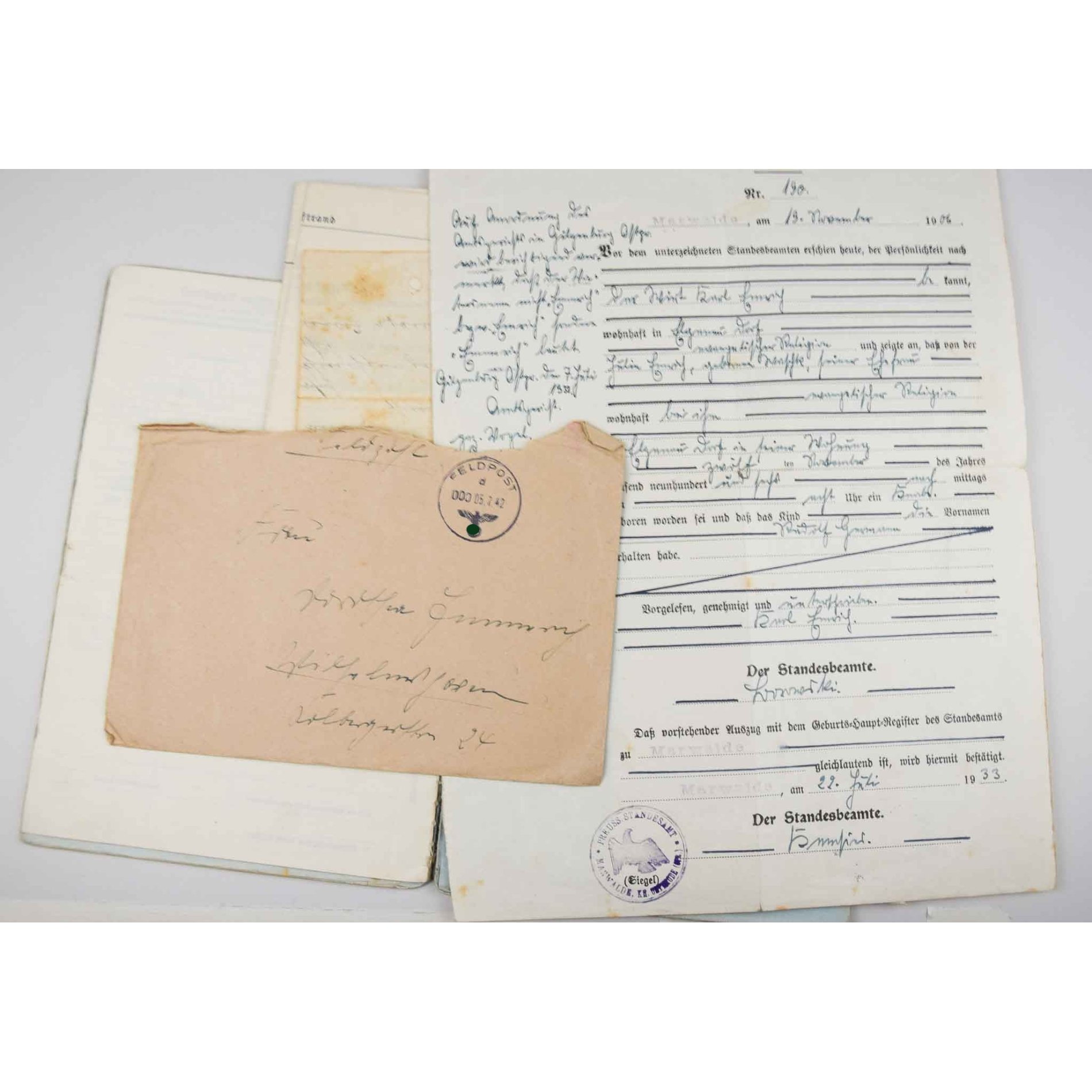 Kriegsmarine Nachlass 14. U.- Jagdflottille mit Wehrpass — image 11