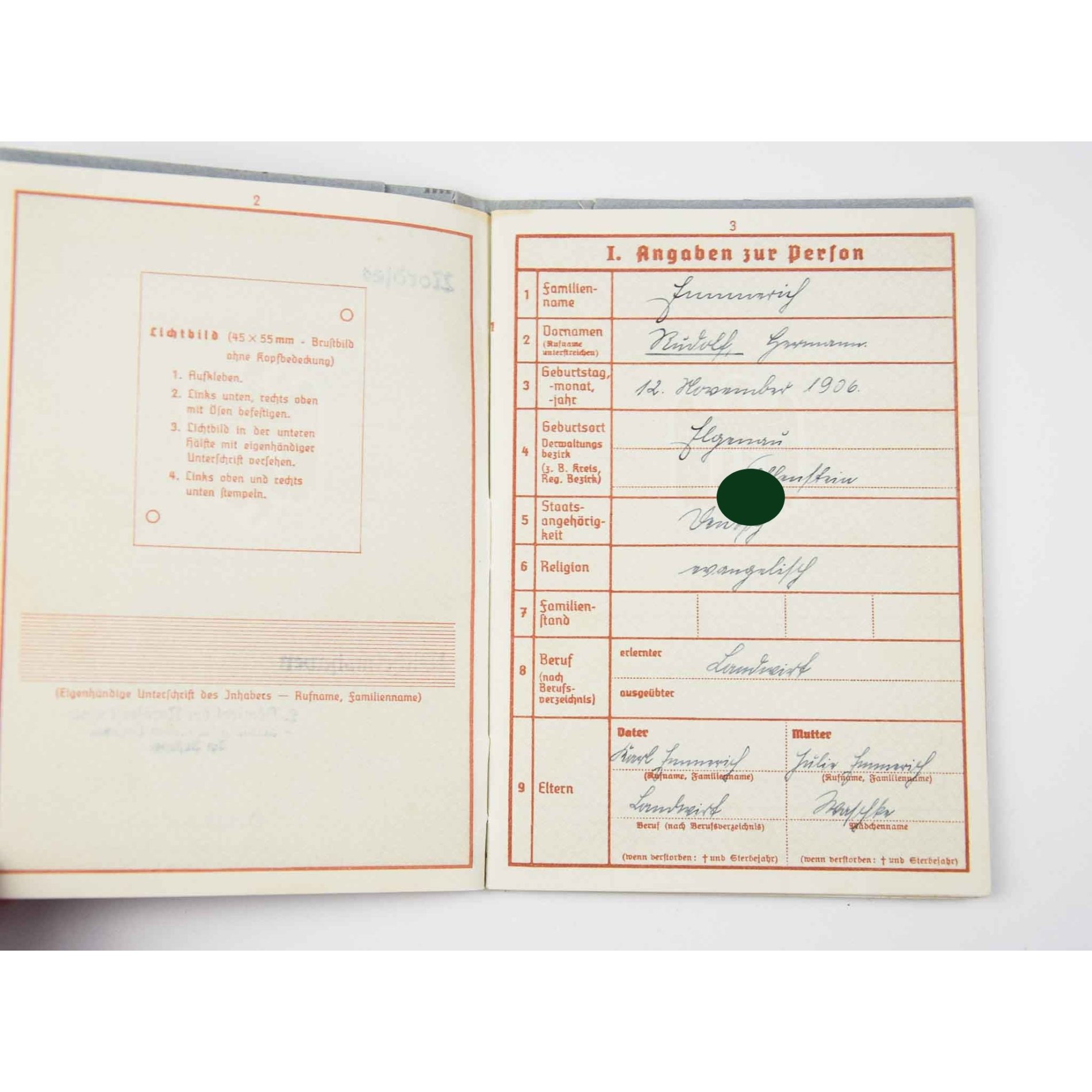 Kriegsmarine Nachlass 14. U.- Jagdflottille mit Wehrpass — image 3