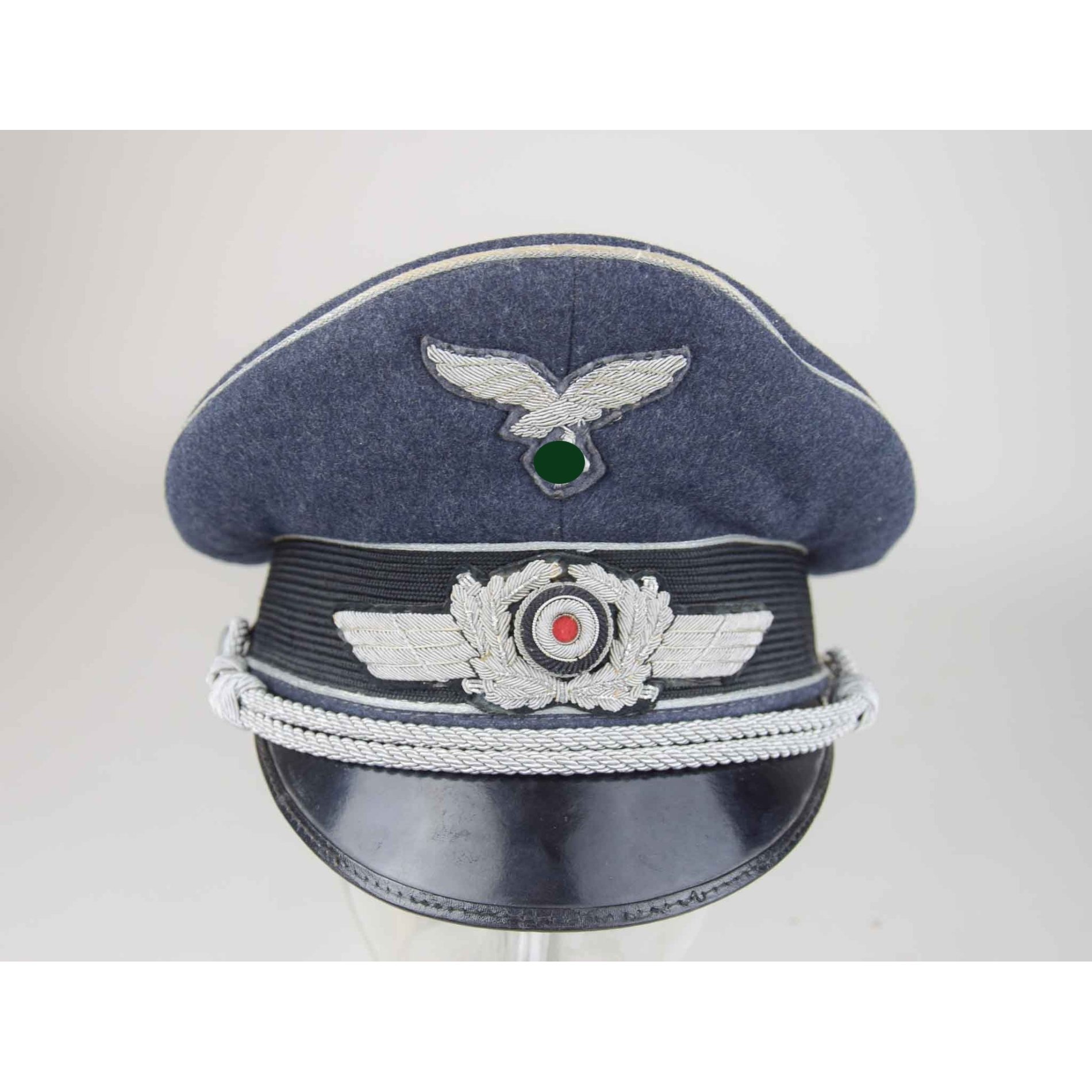 Luftwaffe Schirmmütze für Offiziere mit Herst. Verkaufsabteilung der Luftwaffe mit Trägernamen — image 2