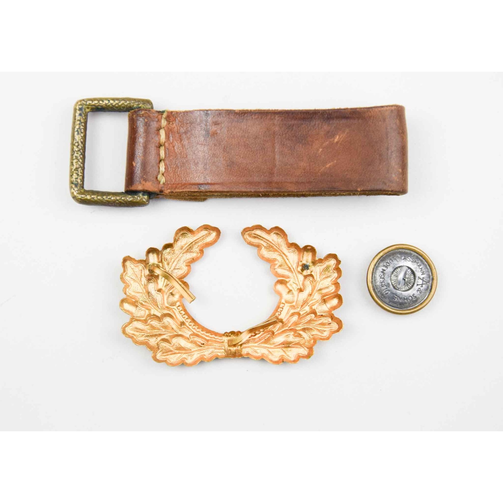 Wehrmacht Heer Generals Zubehör Koppelschlaufe, Rangsterne und Eichenlaubkranz — image 2