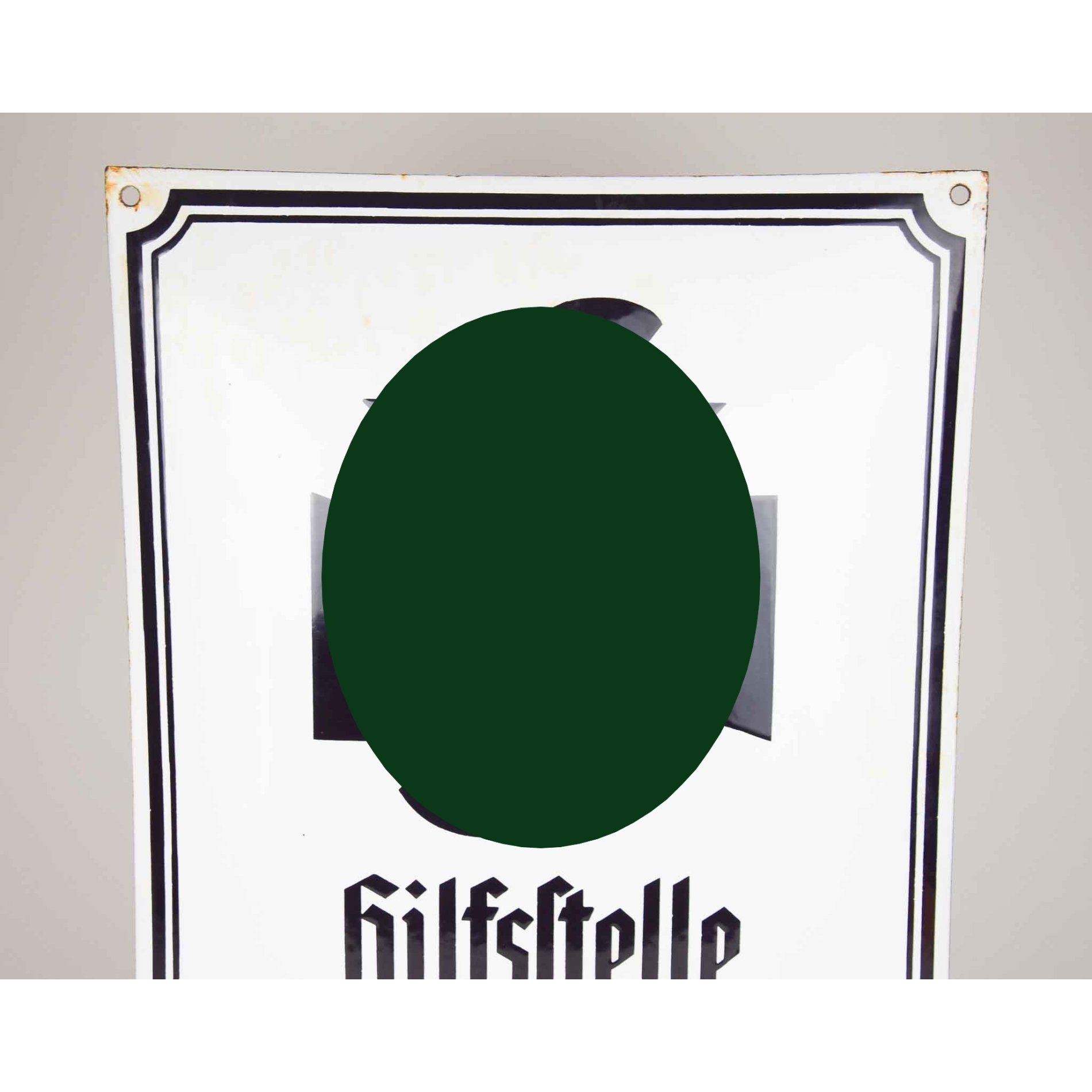 Emailleschild NSV 'Hilfsstelle Mutter u. Kind' — image 3