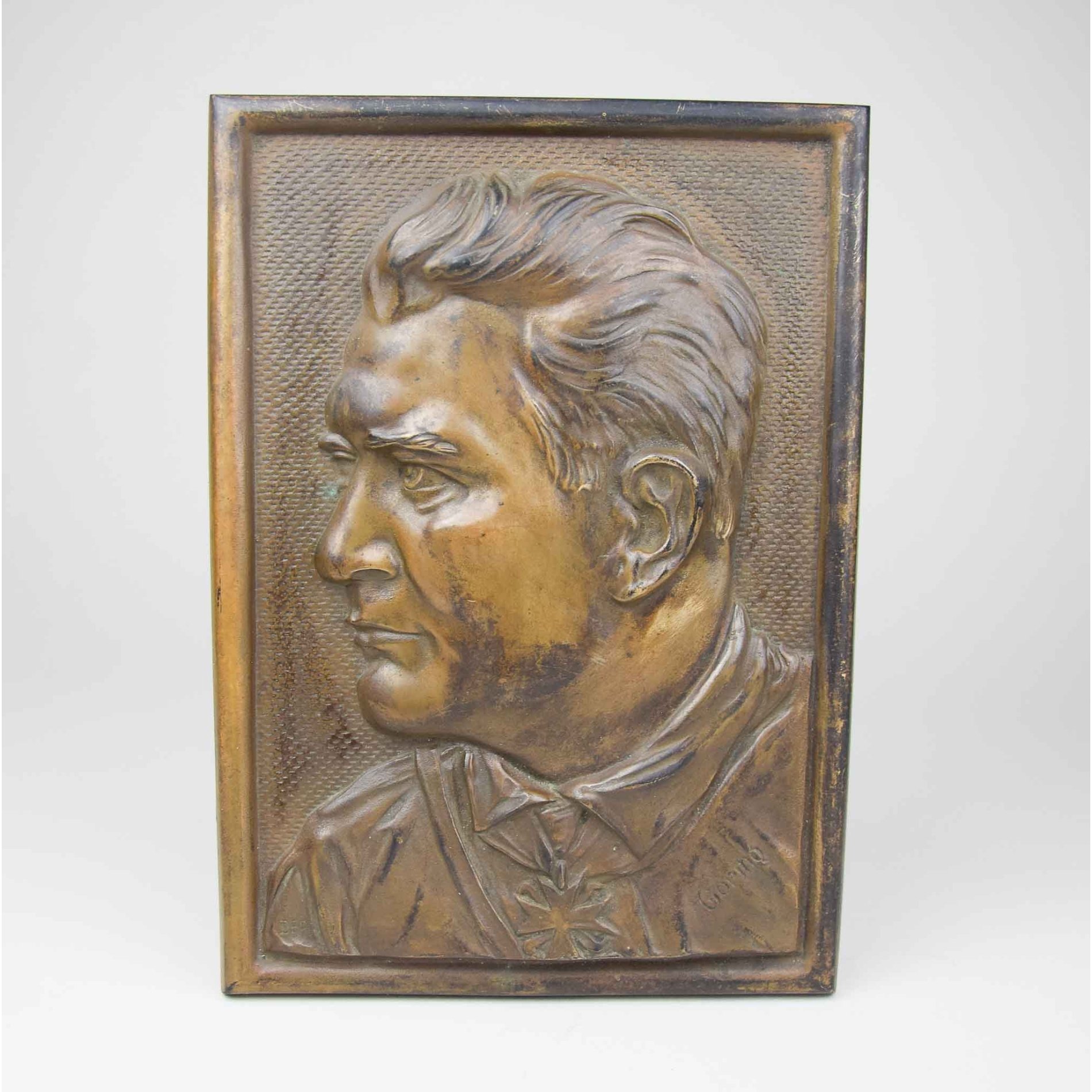 Frühes massives Bronze Relief Reichsmarschall Hermann Göring H.Marx, selten! — image 7