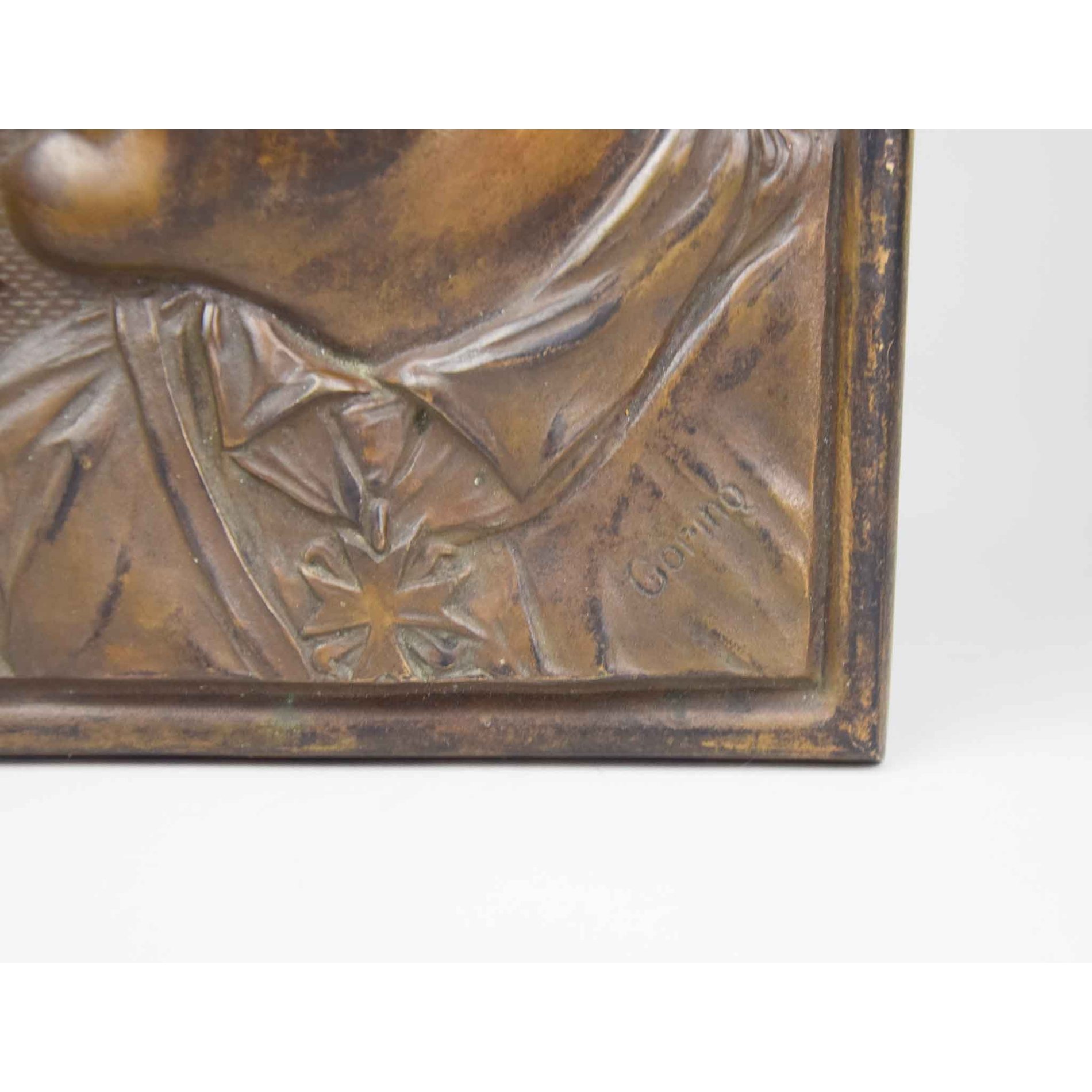 Frühes massives Bronze Relief Reichsmarschall Hermann Göring H.Marx, selten! — image 8