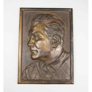 Frühes massives Bronze Relief Reichsmarschall Hermann Göring H.Marx, selten!