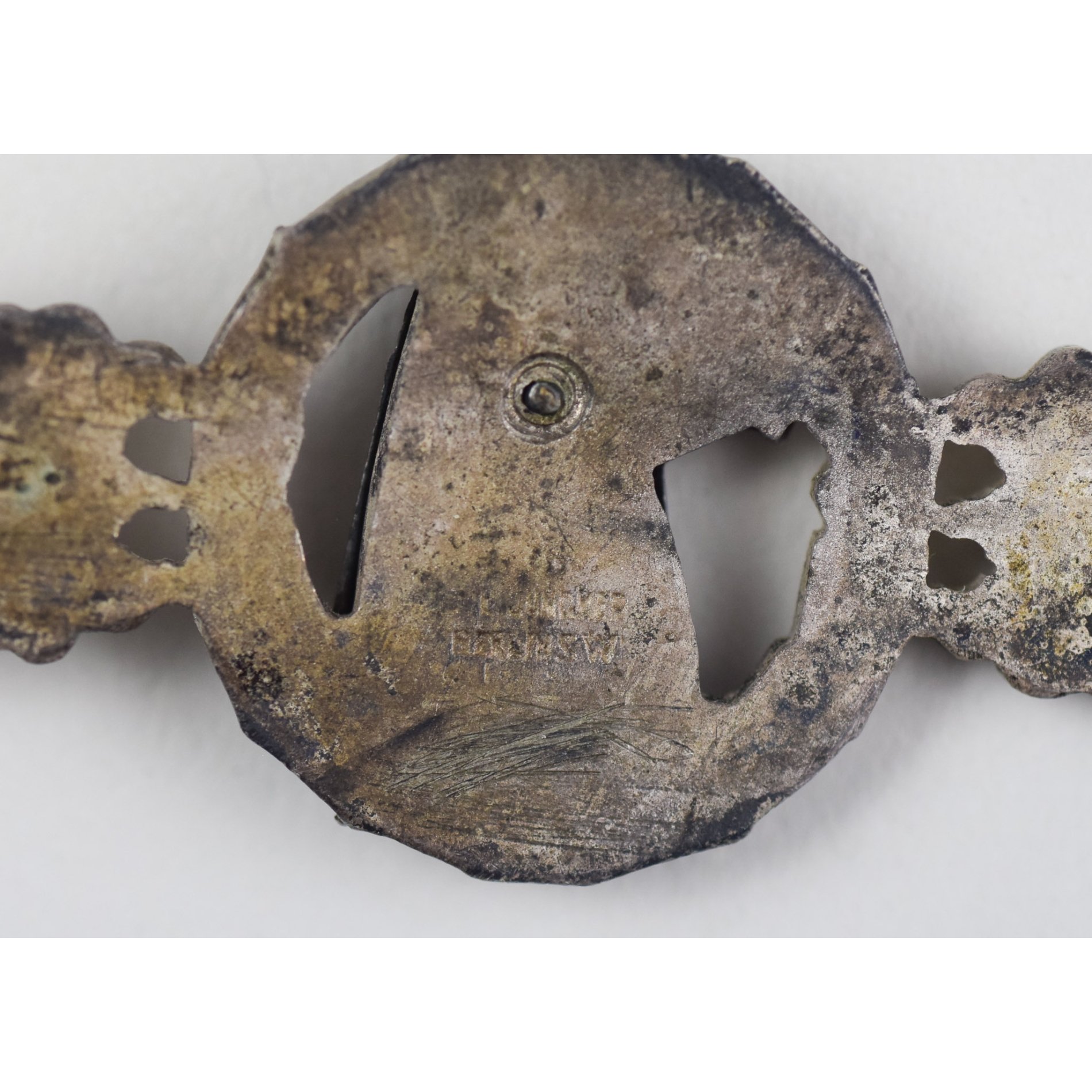 Frontflugspange für Aufklärer in Silber mit Stempelung 'C.E Juncker Berlin SW' extrem selten! — image 5