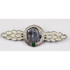 Frontflugspange für Aufklärer in Silber mit Stempelung 'C.E Juncker Berlin …