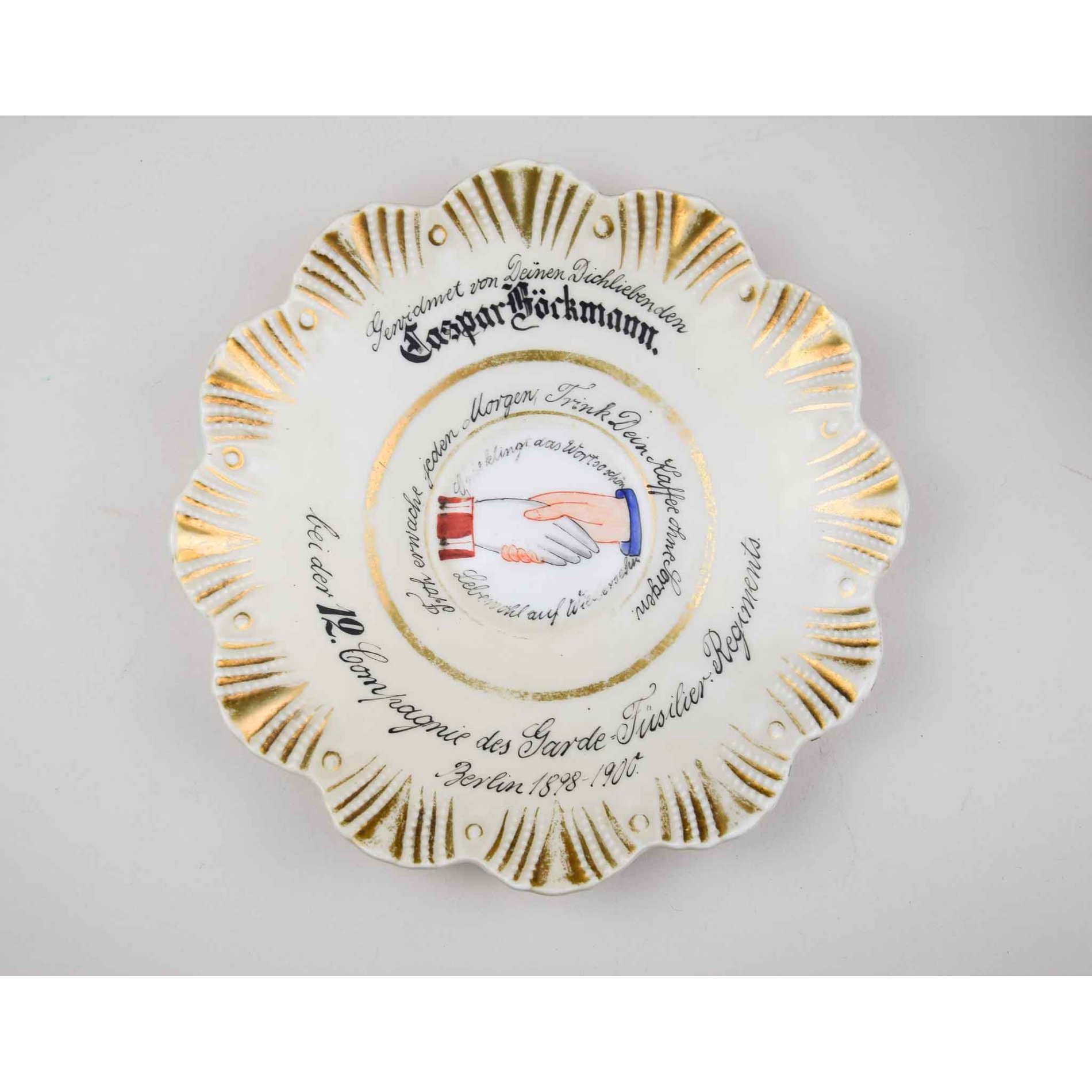 Reservistentasse 'Zur Erinnerung an Berlin 1900' 12.Kompanie des Garde-Füsilier-Regiments Berlin 1898-1900 — image 3
