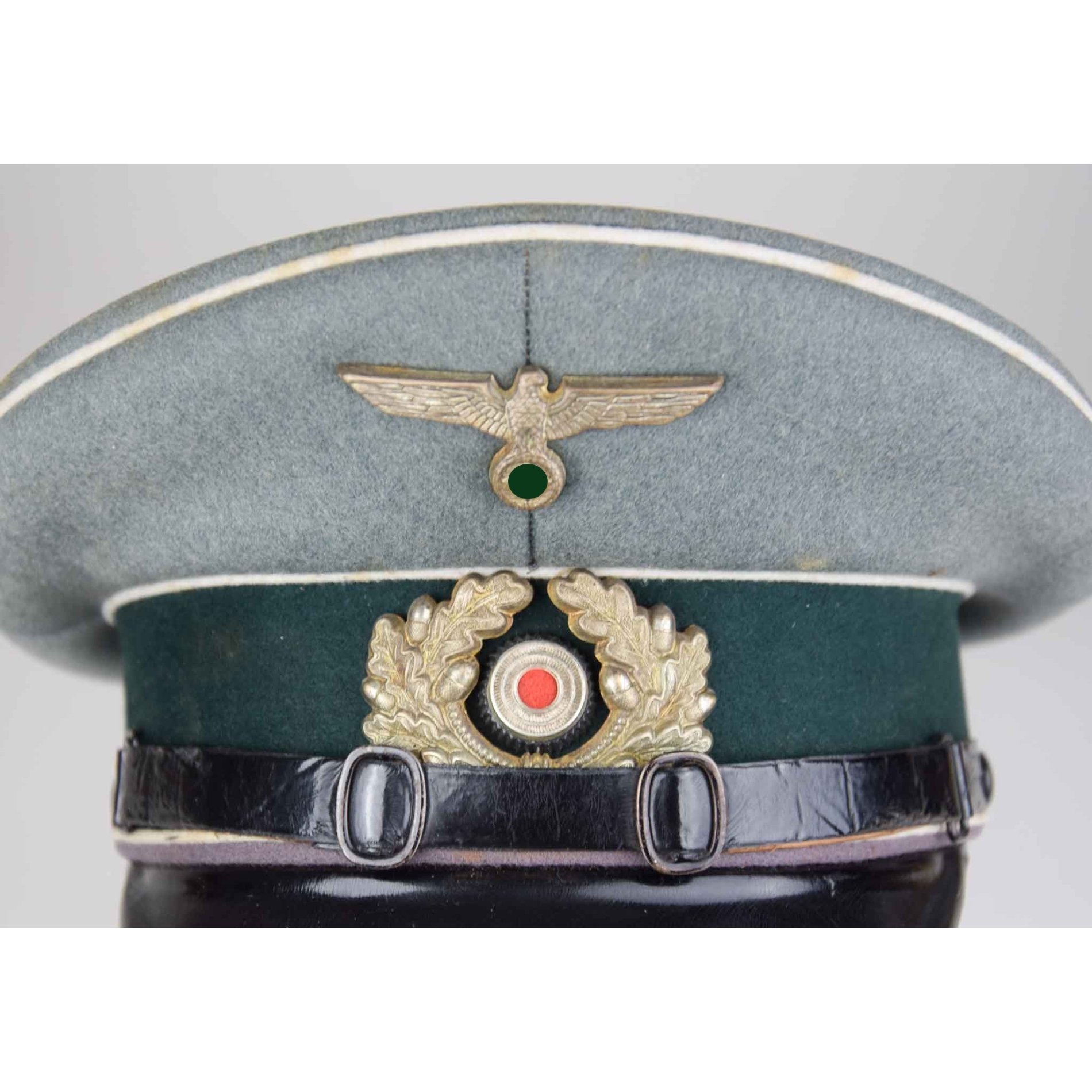 Wehrmacht Infanterie Schirmmütze für Unteroffiziere/Mannschaften Peküro, mit Trägernamen! — image 3