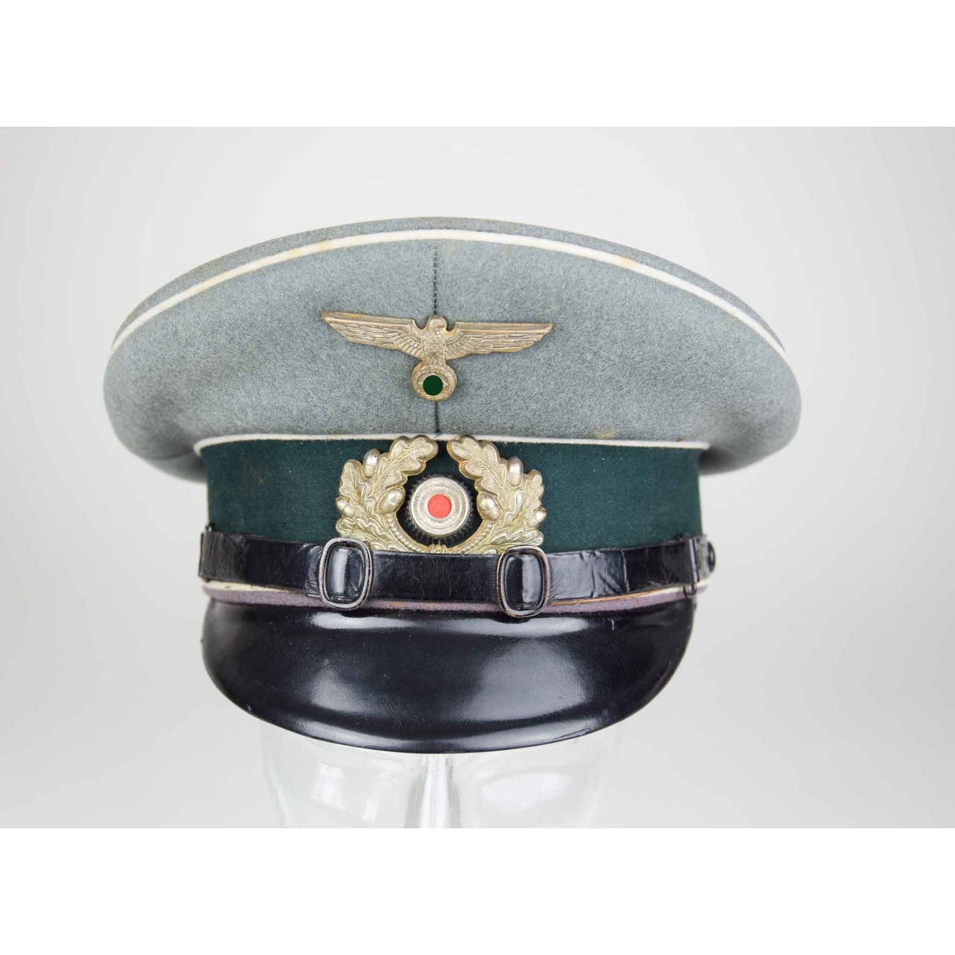 Wehrmacht Infanterie Schirmmütze für Unteroffiziere/Mannschaften Peküro, mit Trägernamen! — image 4