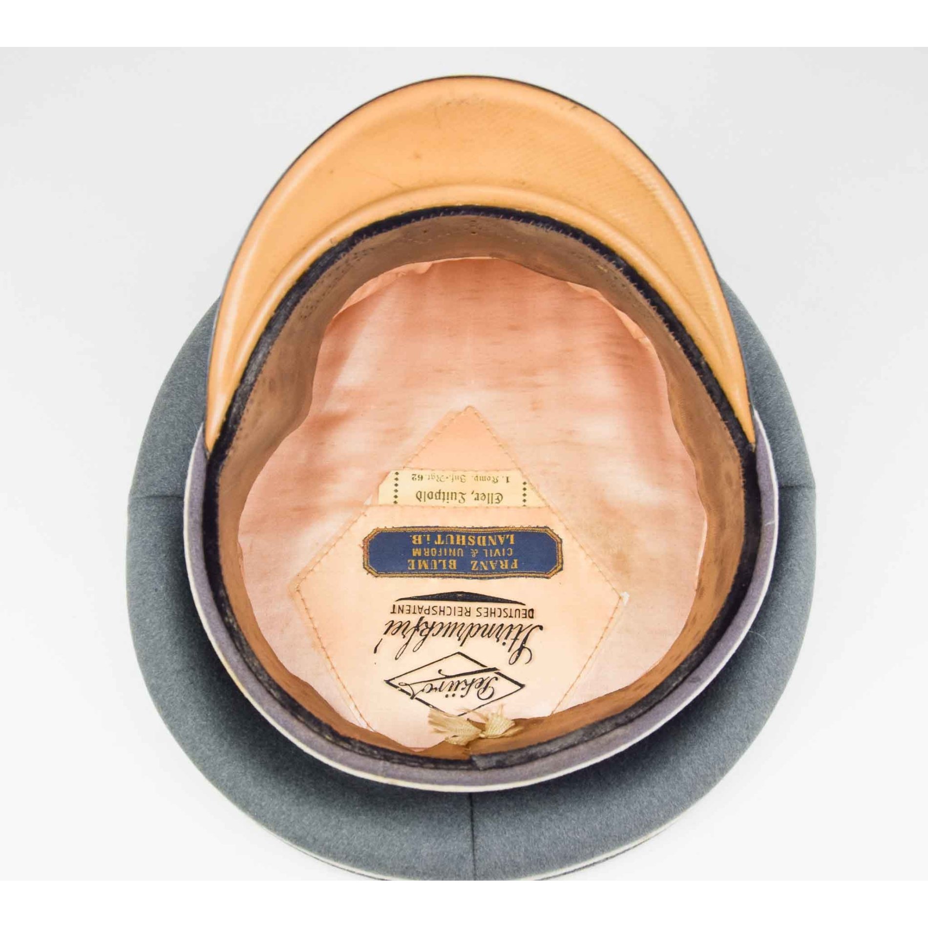 Wehrmacht Infanterie Schirmmütze für Unteroffiziere/Mannschaften Peküro, mit Trägernamen! — image 7