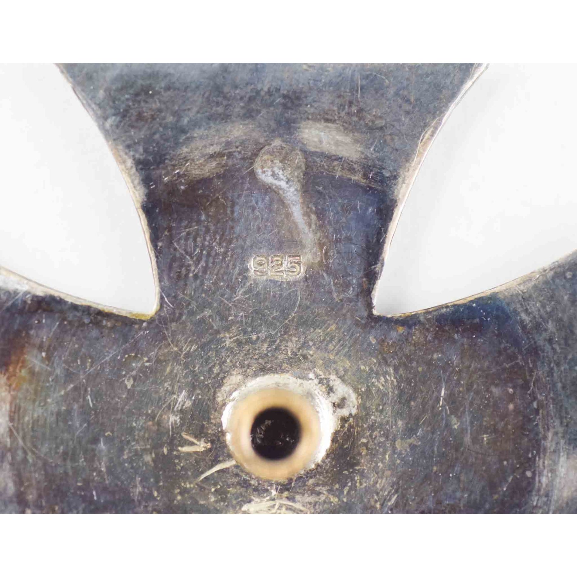 Eiserne Kreuz 1.Klasse 1914 an Schraubscheide 925er Silberstück, selten! — image 5