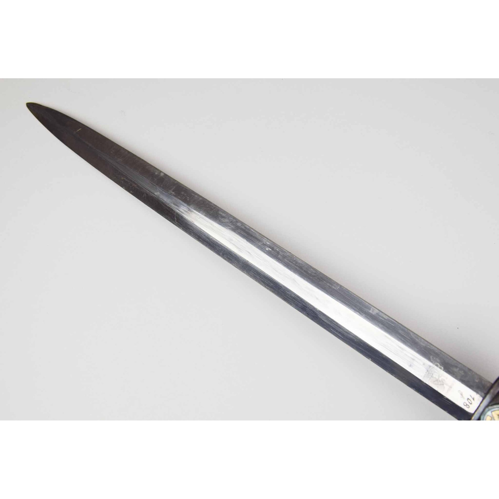 Luftwaffe Borddolch 1.Modell Eickhorn Solingen mit Trägergravur und Einheit, selten! — image 14