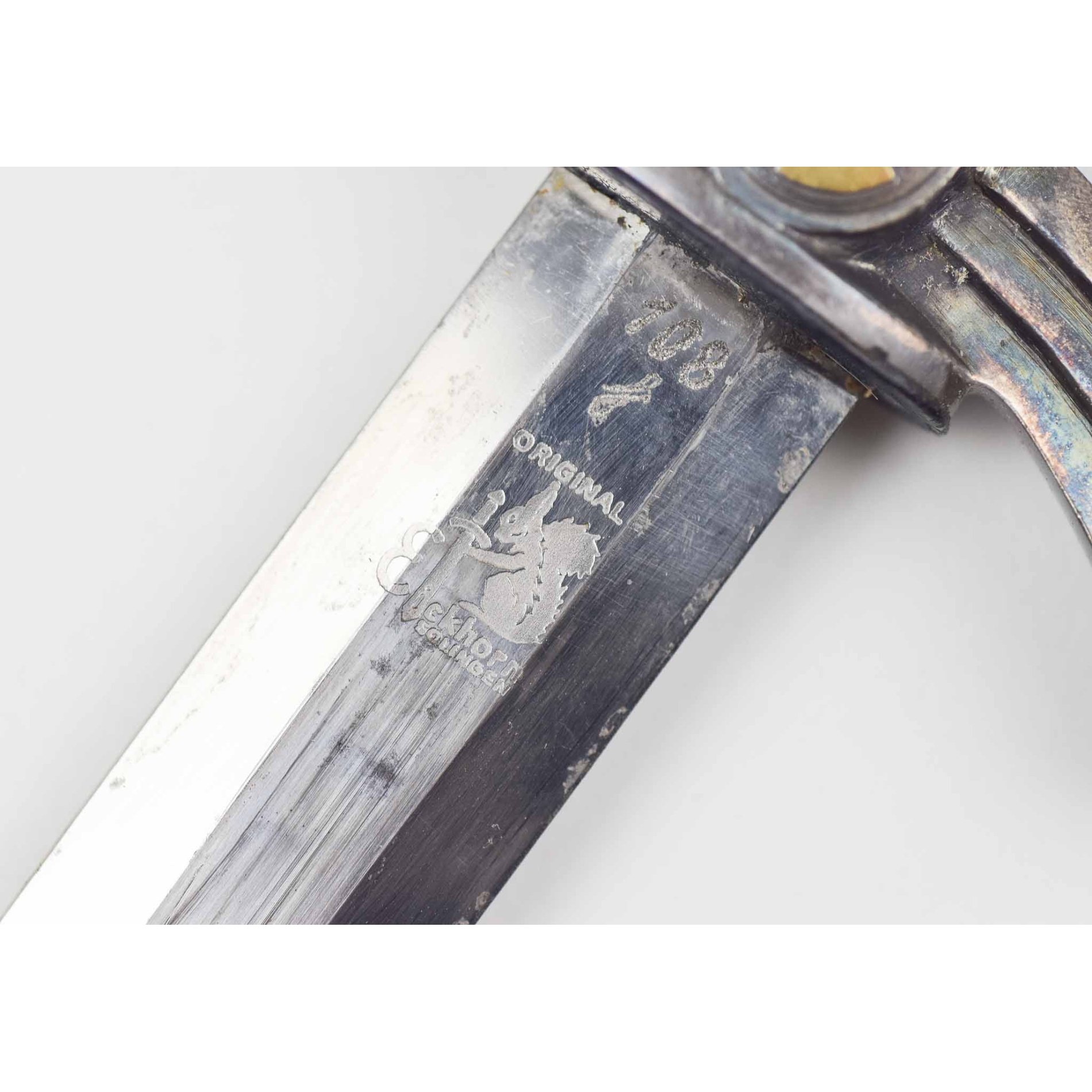 Luftwaffe Borddolch 1.Modell Eickhorn Solingen mit Trägergravur und Einheit, selten! — image 6