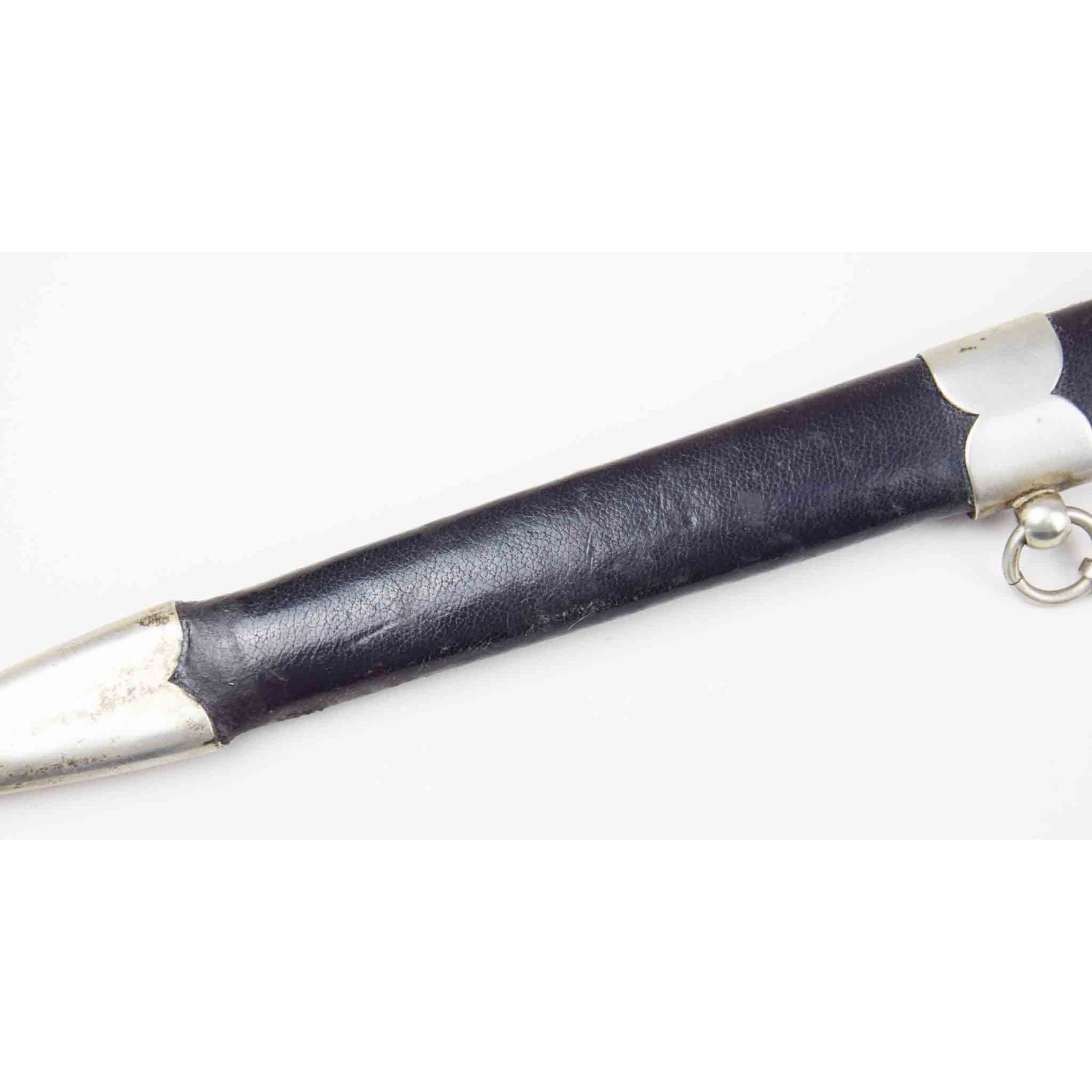 Luftwaffe Borddolch 1.Modell Paul Weyersberg Solingen mit sehr früher Pappscheide, extrem selten! — image 10