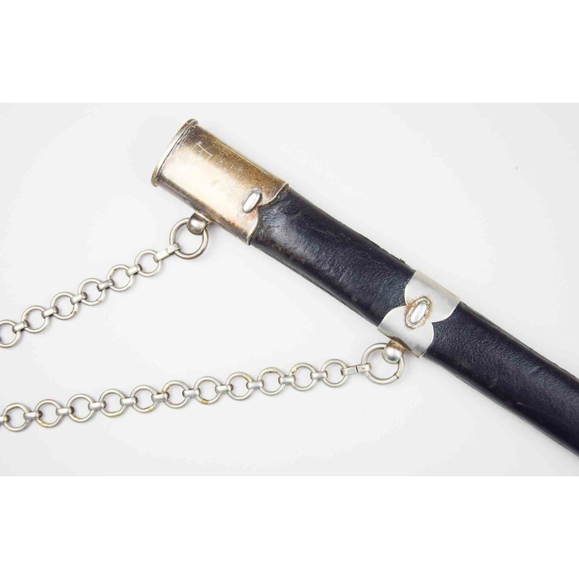 Luftwaffe Borddolch 1.Modell Paul Weyersberg Solingen mit sehr früher Pappscheide, extrem selten! — image 12