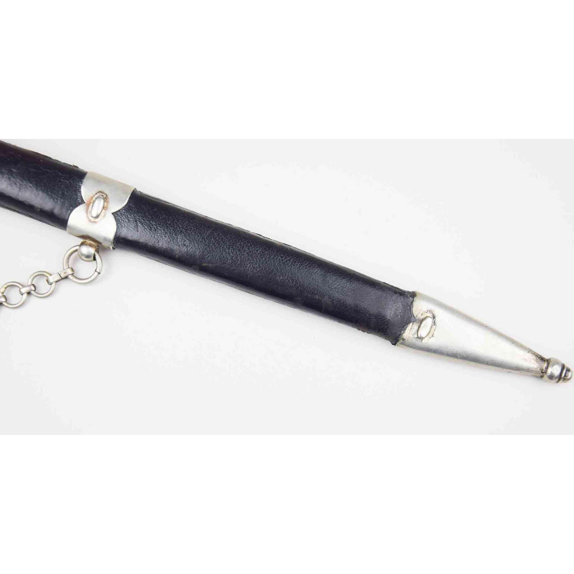 Luftwaffe Borddolch 1.Modell Paul Weyersberg Solingen mit sehr früher Pappscheide, extrem selten! — image 13