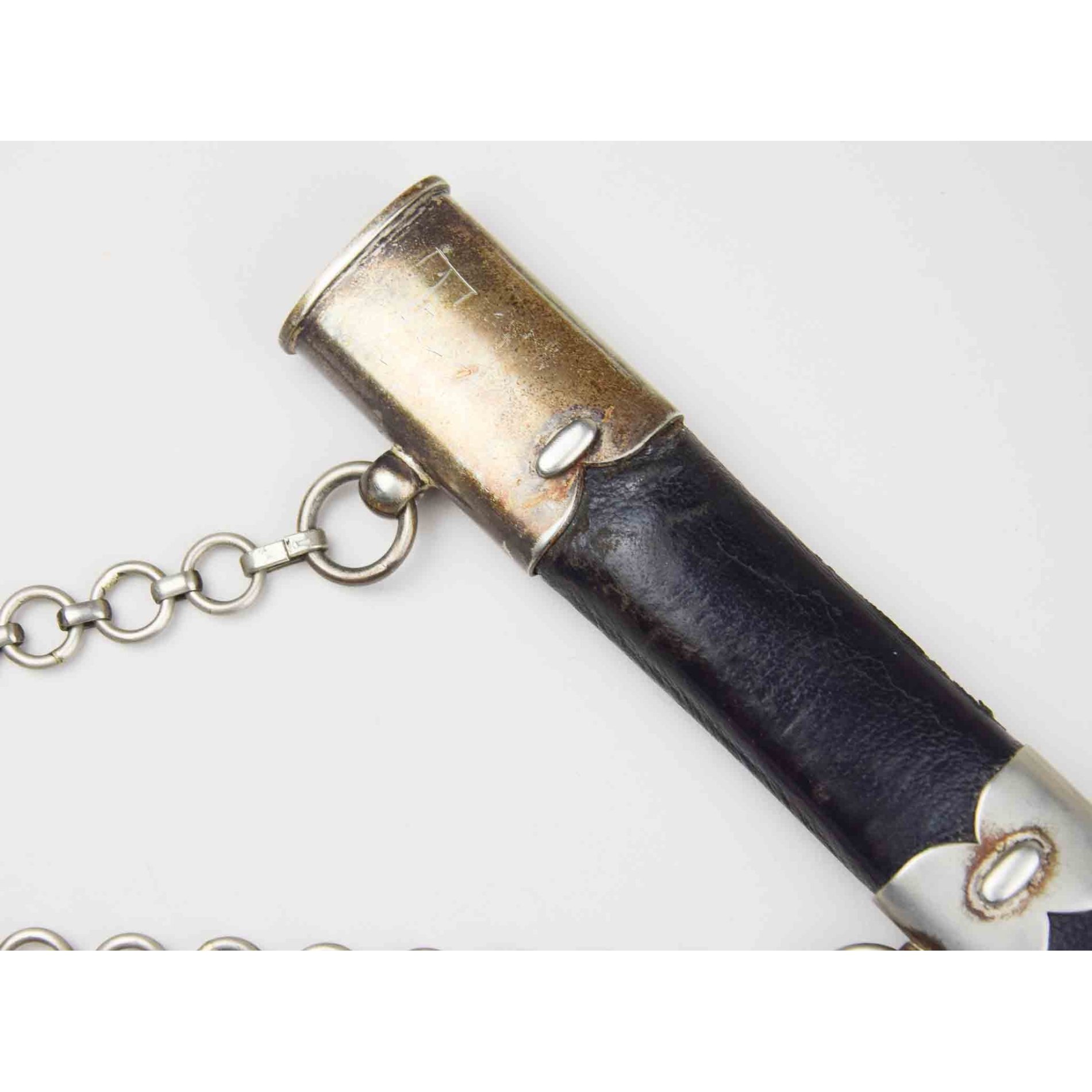 Luftwaffe Borddolch 1.Modell Paul Weyersberg Solingen mit sehr früher Pappscheide, extrem selten! — image 15