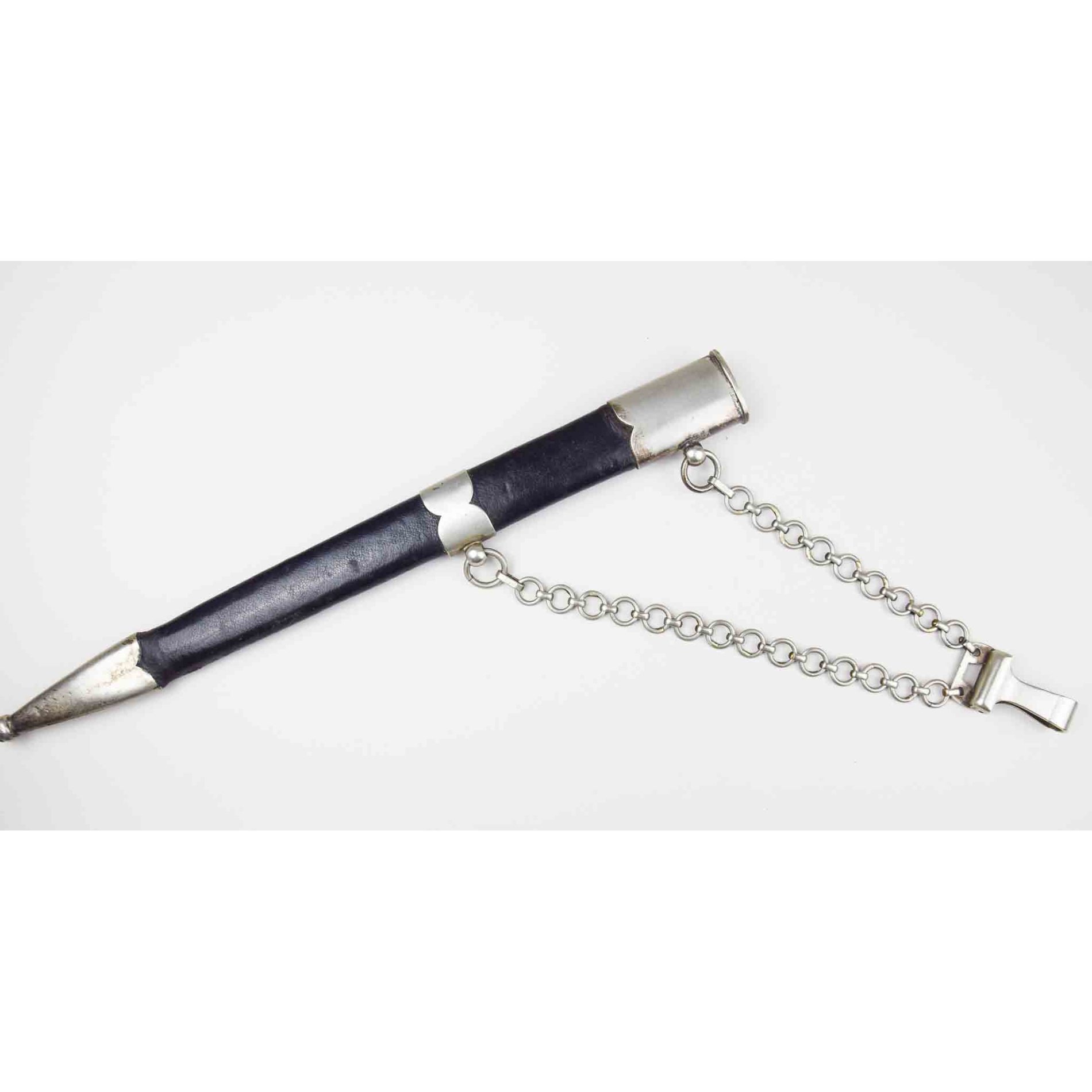 Luftwaffe Borddolch 1.Modell Paul Weyersberg Solingen mit sehr früher Pappscheide, extrem selten! — image 2