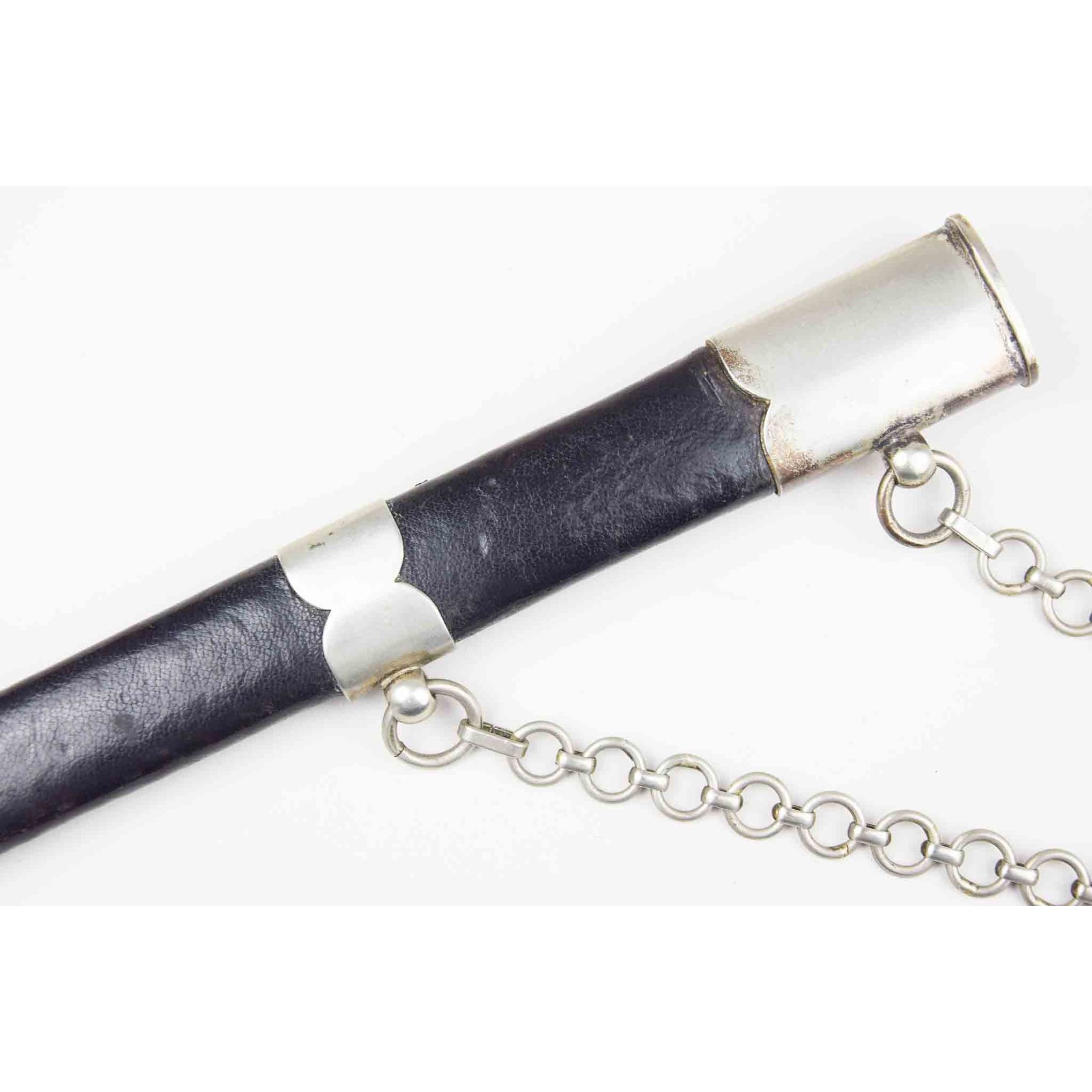 Luftwaffe Borddolch 1.Modell Paul Weyersberg Solingen mit sehr früher Pappscheide, extrem selten! — image 9