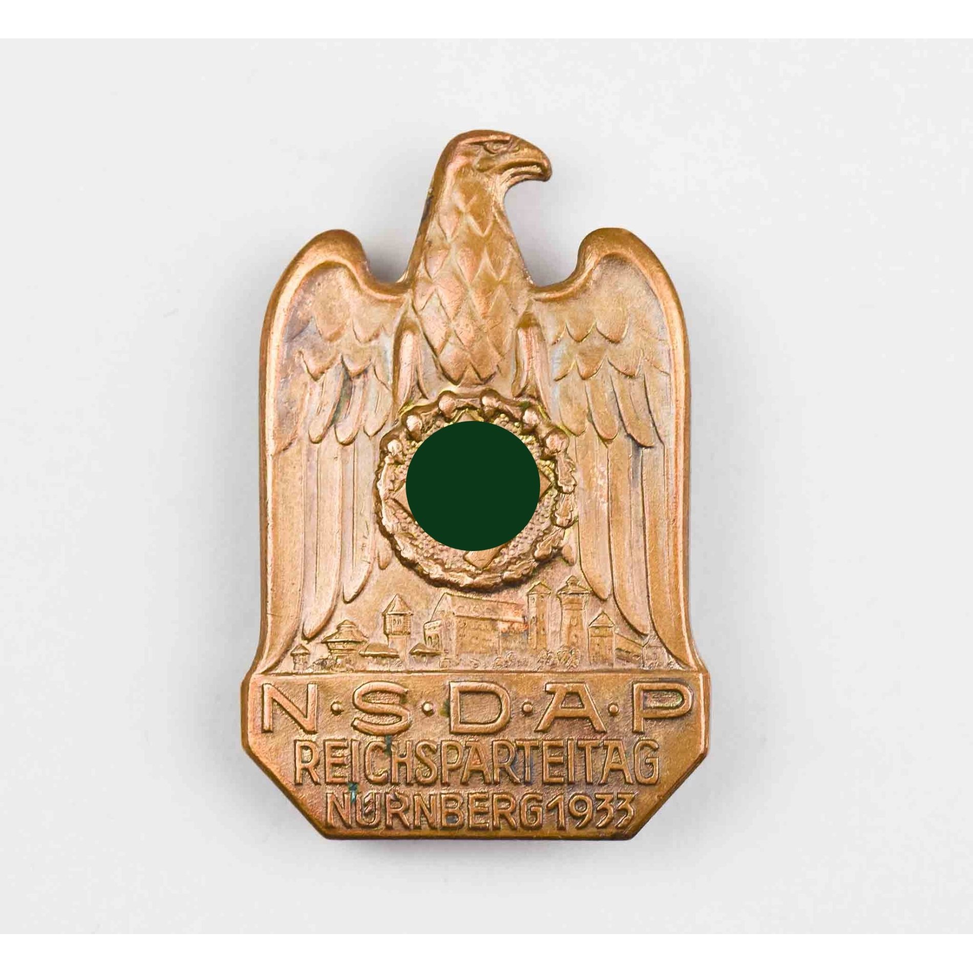 NSDAP 1933 Abzeichen Reichsparteitag in Nürnberg - massive Fertigung — image 4