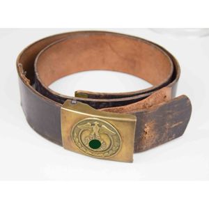 SA-Koppelschloss für Mannschaften mit Lederriemen