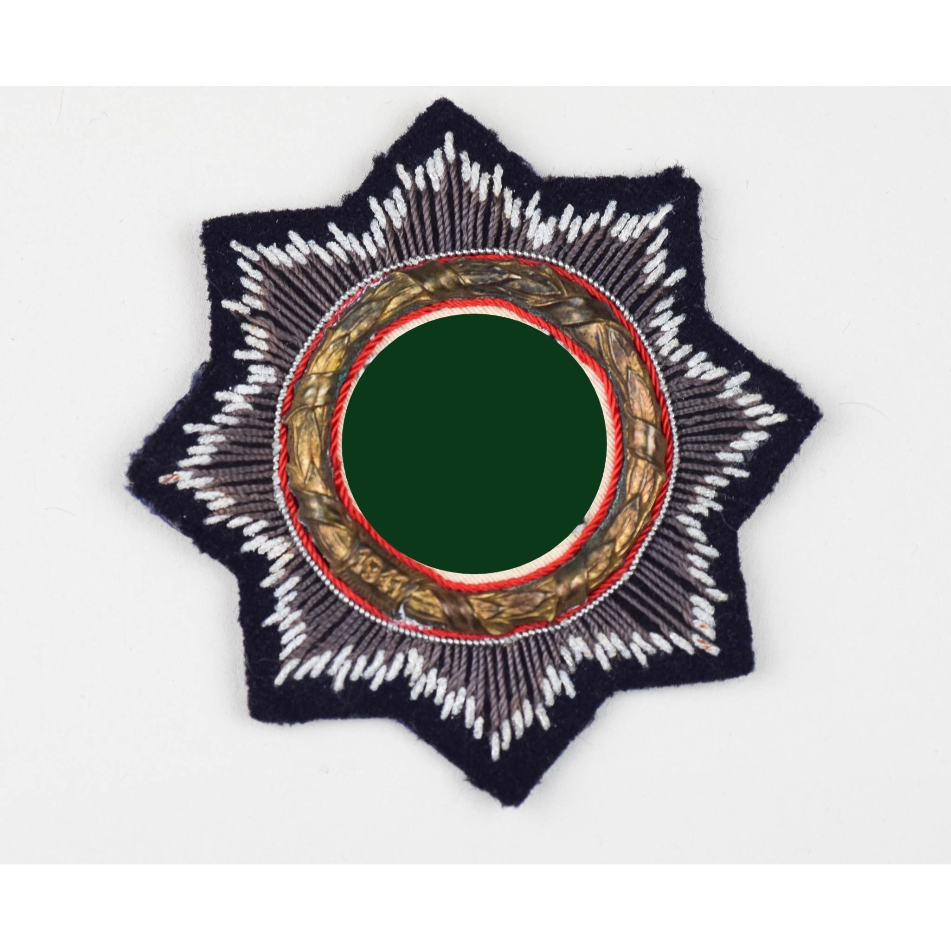 Stoffausführung Deutsches Kreuz in Gold auf Panzerstoff, sehr selten! — image 3