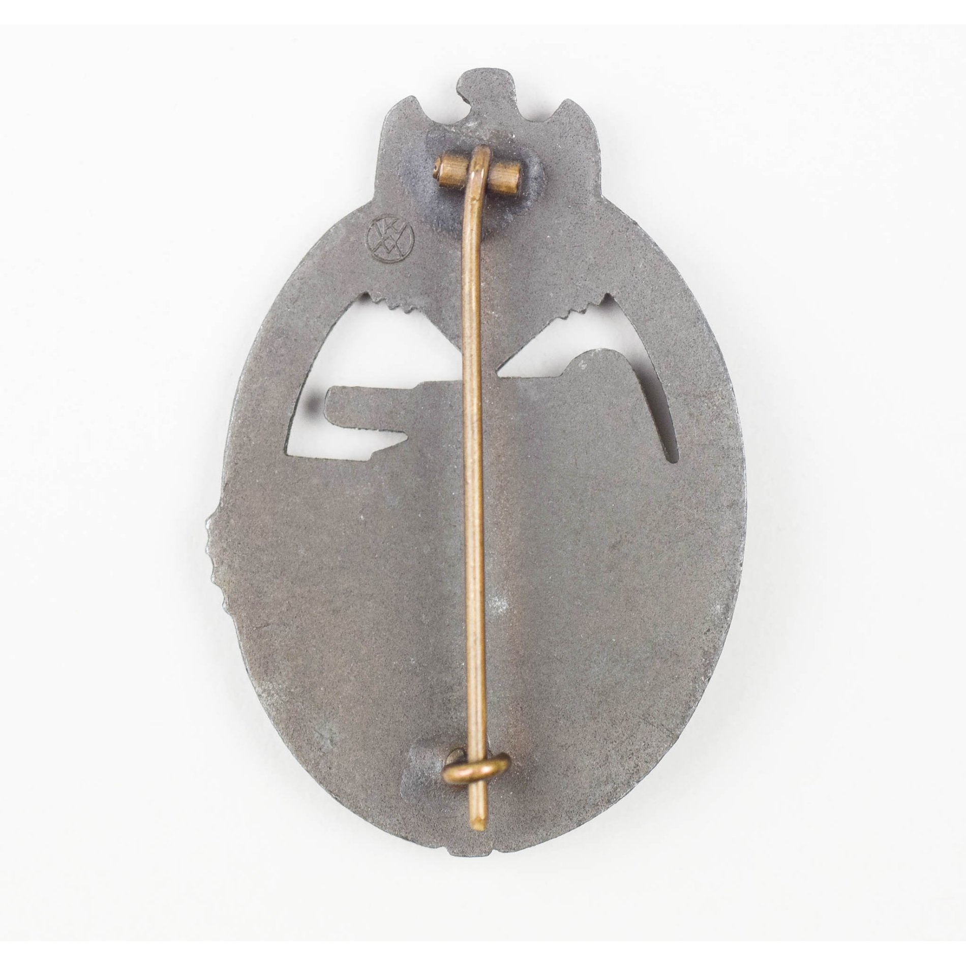 Panzerkampfabzeichen in Bronze mit Herst. 'Karl Wurster' — image 3