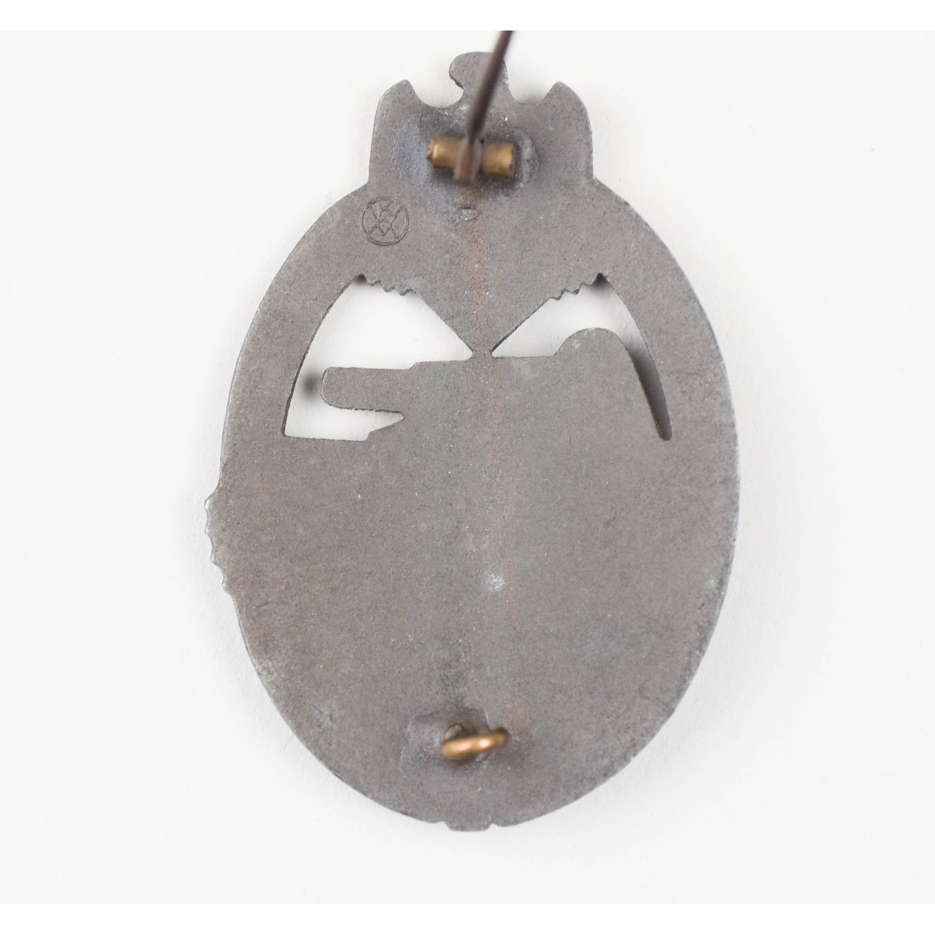 Panzerkampfabzeichen in Bronze mit Herst. 'Karl Wurster' — image 4