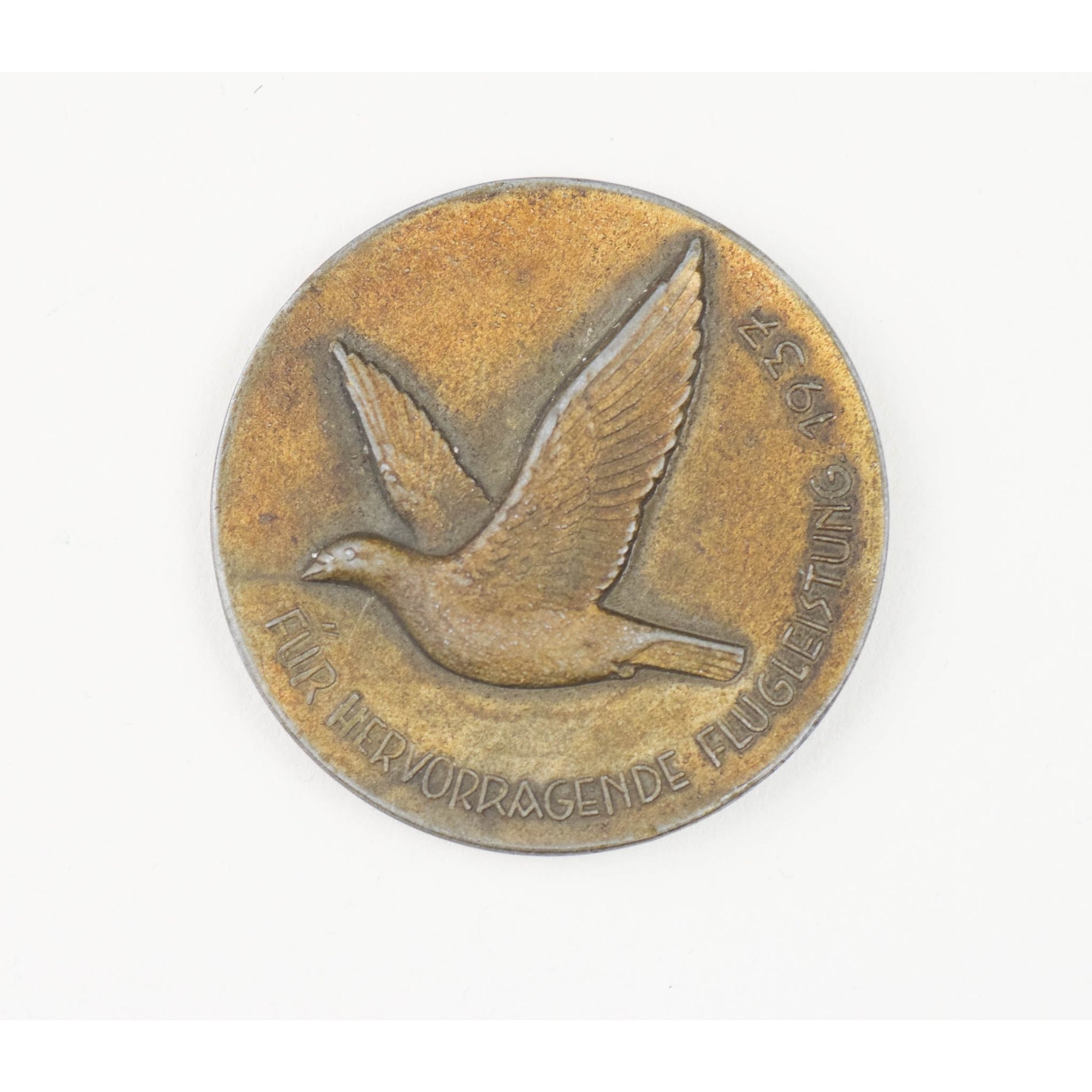 Medaille Reichsbrieftaubenwesen 'Für hervorragende Flugleistungen 1937' R.D.K.I. — image 2