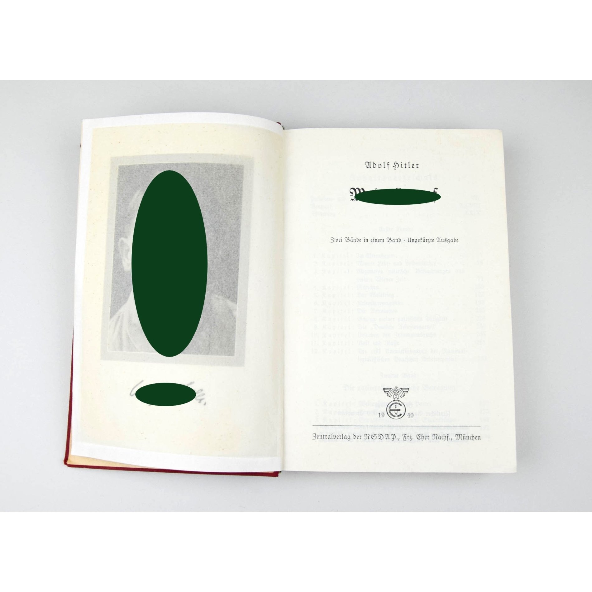 MK Tornisterausgabe von 1940 mit Inschrift Reichsleiter von Schirach Frohes Weihnachtsfest 1940 — image 2