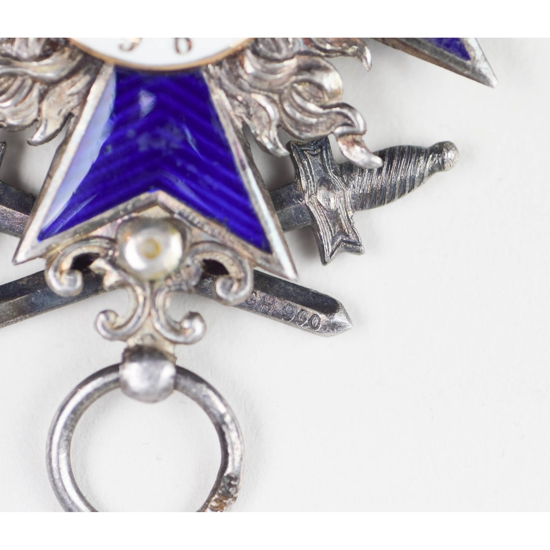 Bayern Militär-Verdienstorden Kreuz 4. Klasse mit Schwertern 900 Silber G.H — image 5