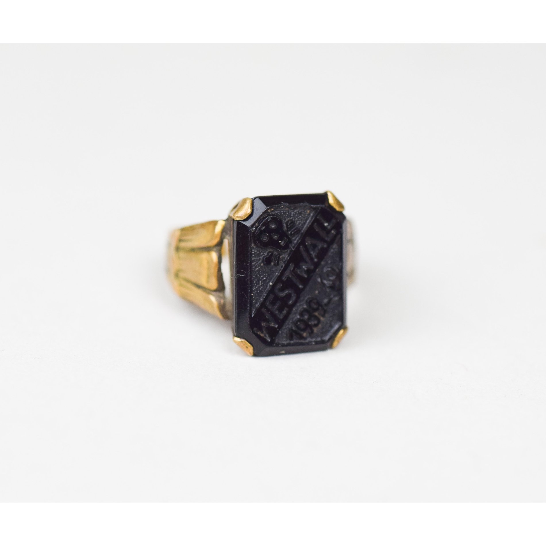 2. Weltkrieg Westwall Fingerring Totenkopfring — image 10