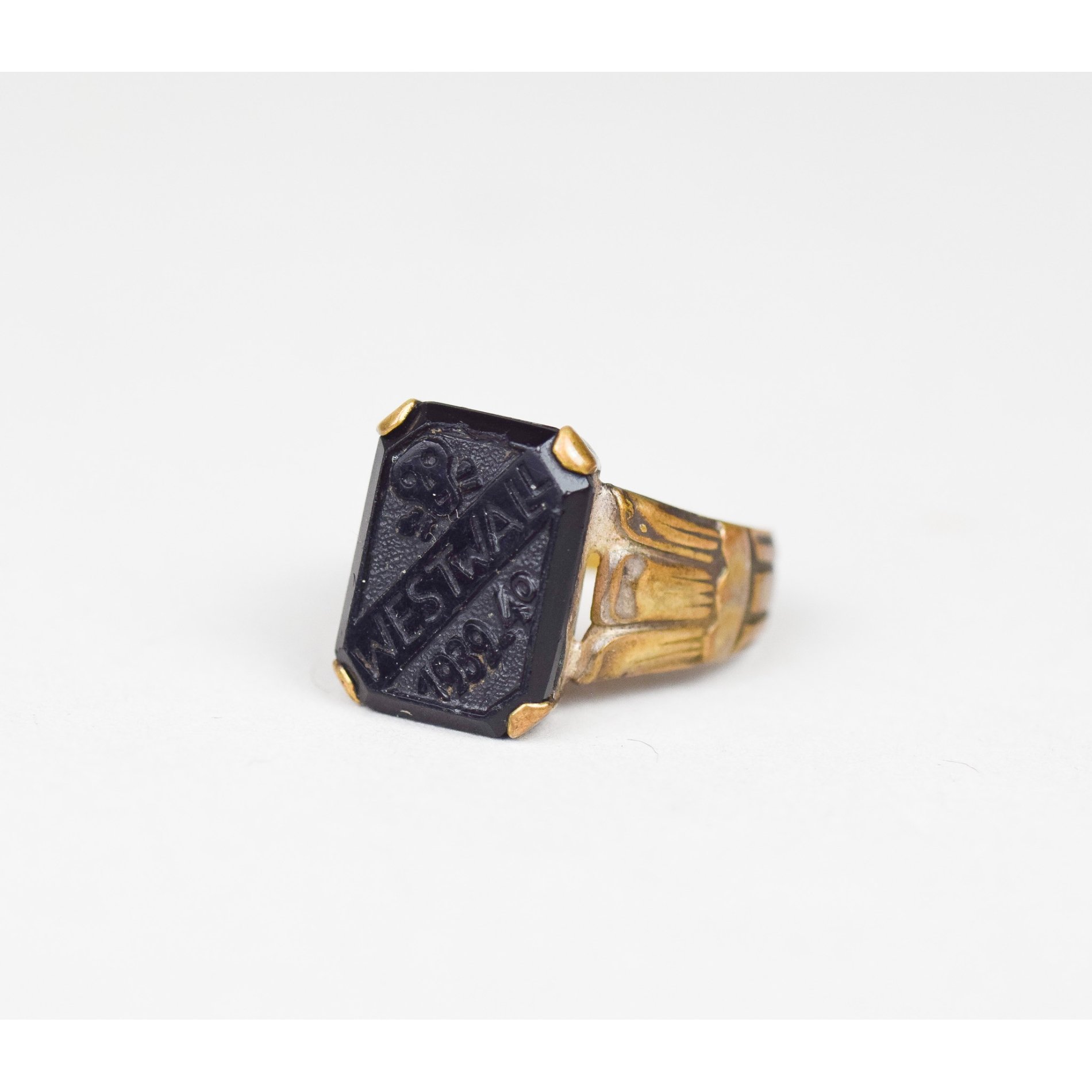 2. Weltkrieg Westwall Fingerring Totenkopfring — image 11