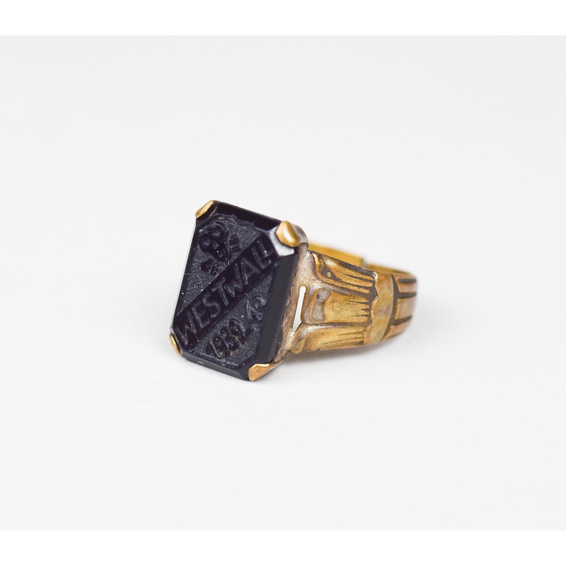 2. Weltkrieg Westwall Fingerring Totenkopfring — image 7