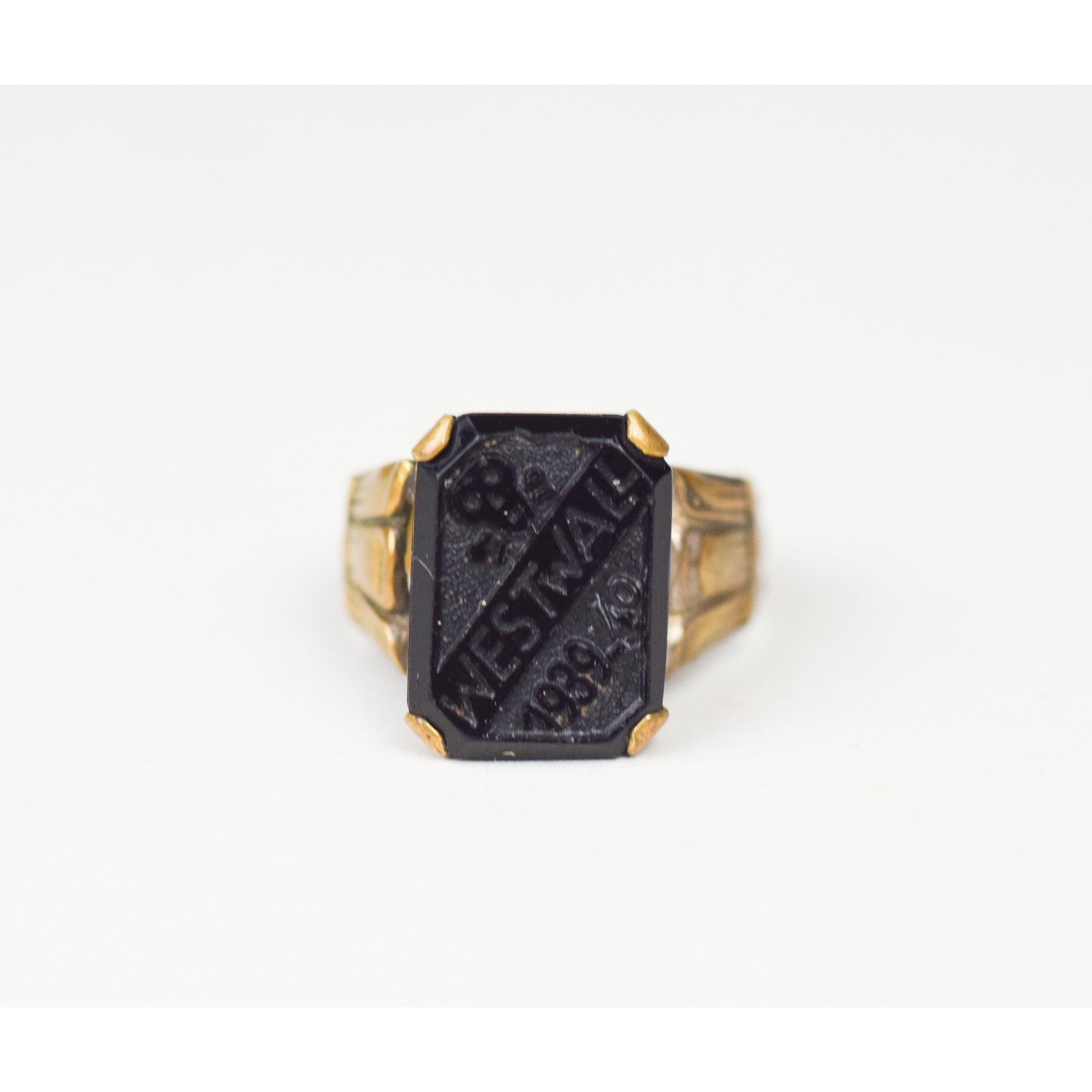 2. Weltkrieg Westwall Fingerring Totenkopfring — image 8